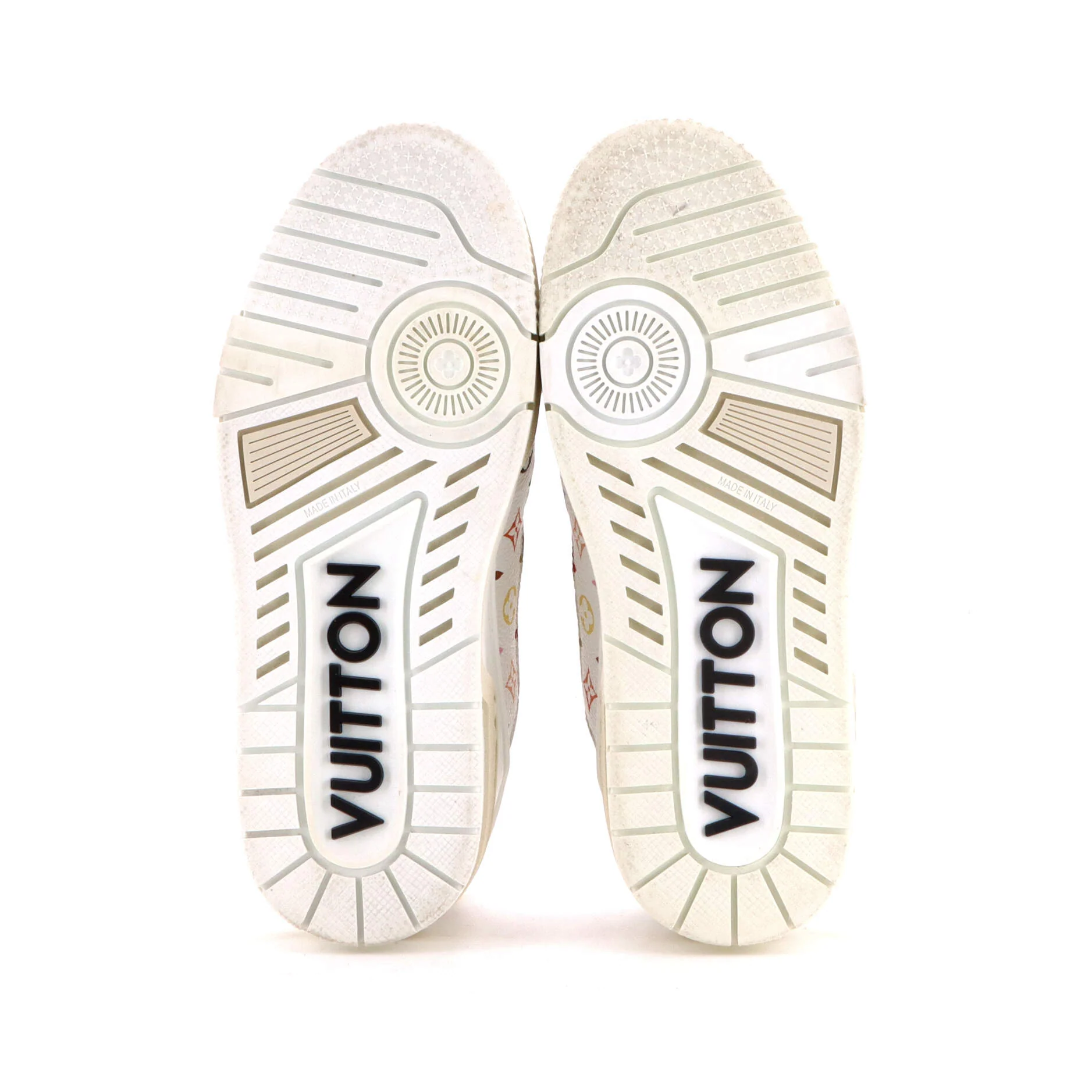 x Takashi Murakami Men's LV Trainer Sneakers Monogram Multicolor Leather - Image 4