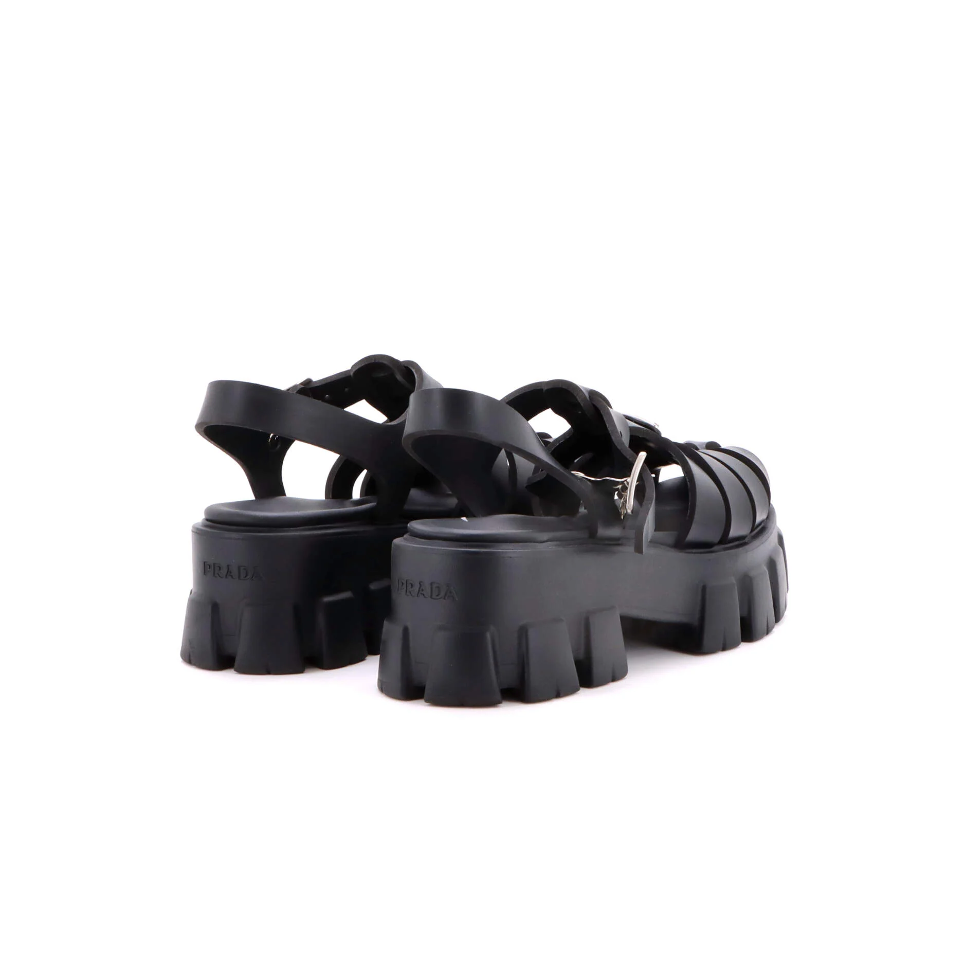 Women's Monolith Cage Platform Sandals Rubber - Image 3