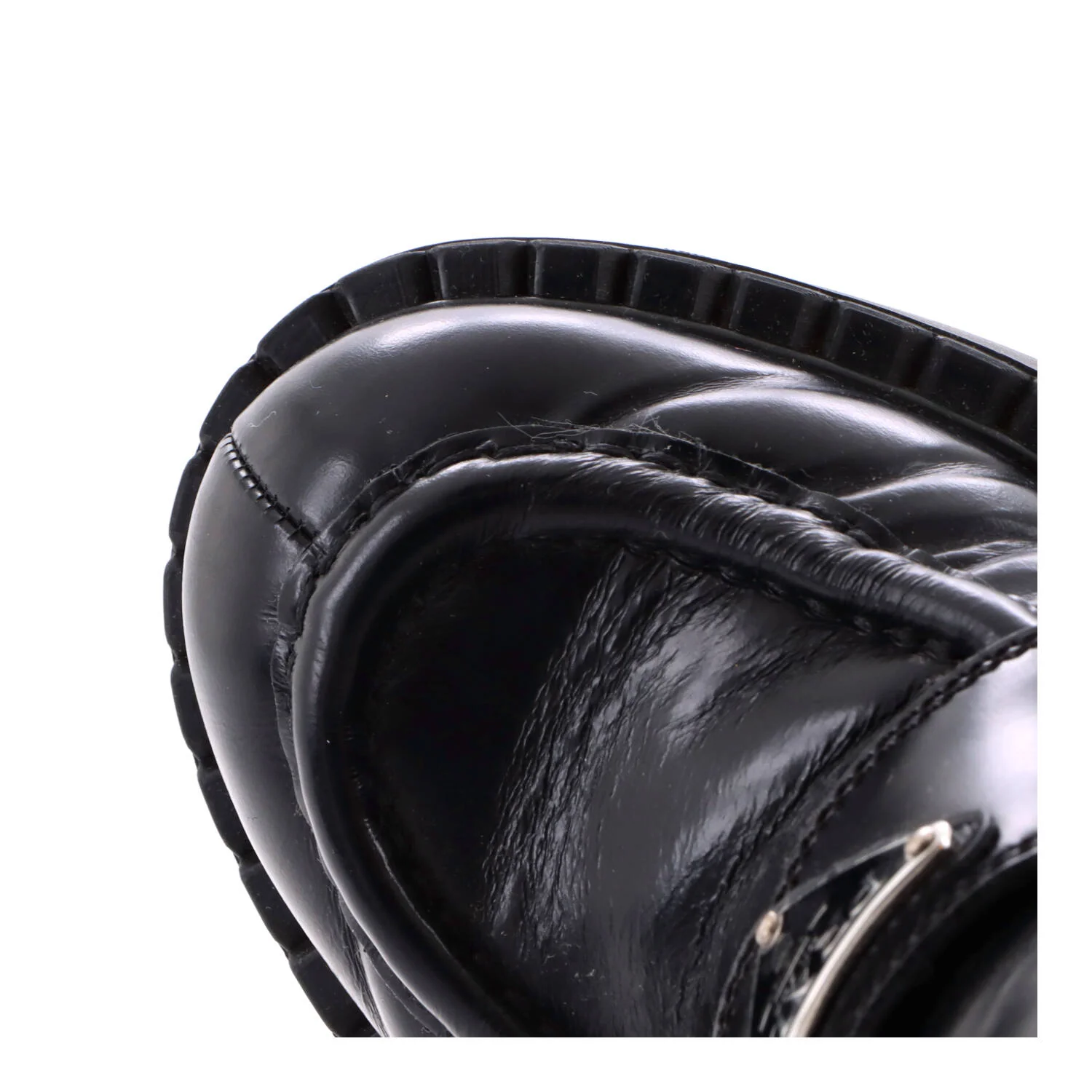 Women's Triangle Logo Loafers Leather - Image 5