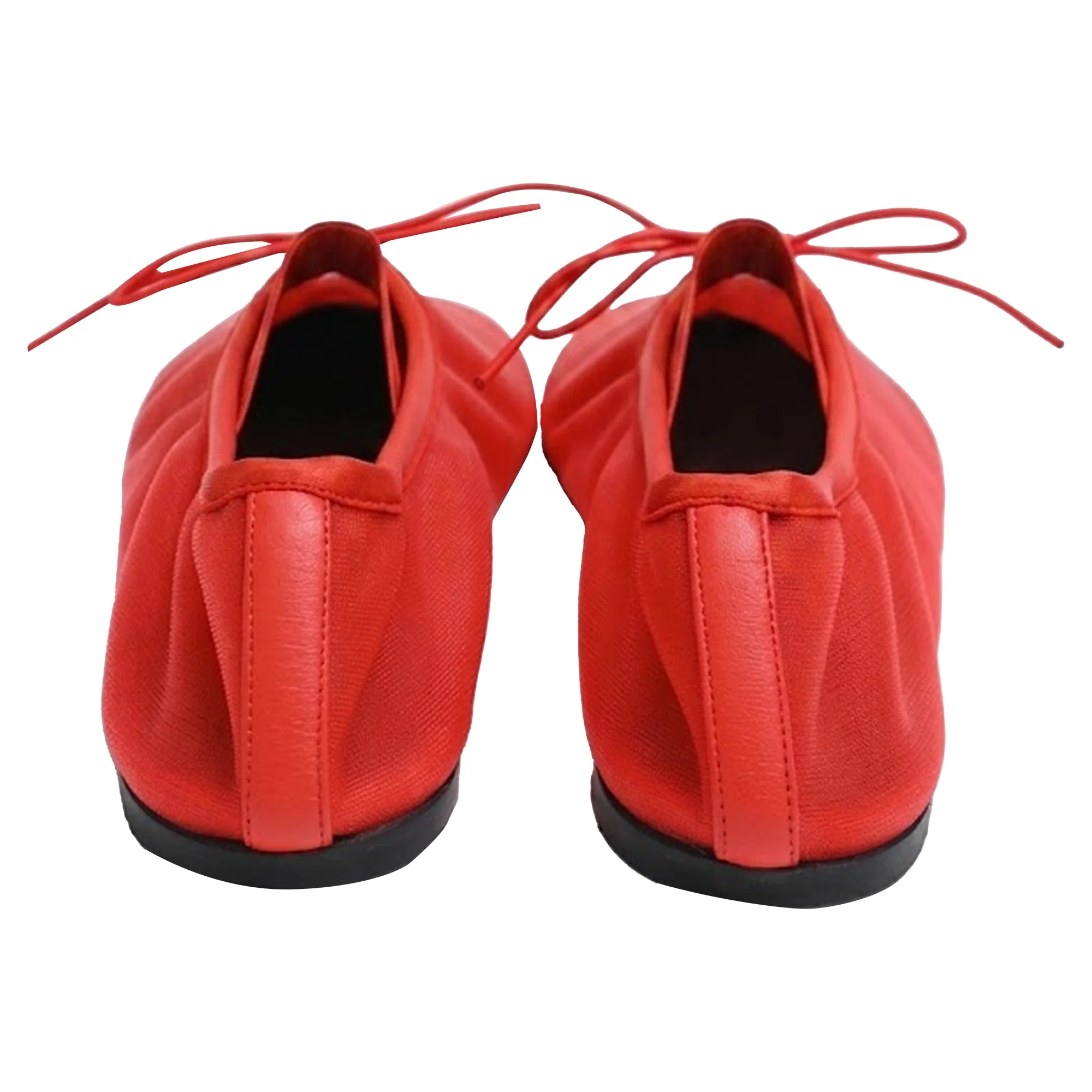 Women's Proenza Schouler Glove Mary Jane Ballerinas in Red Polyamide - Image 3