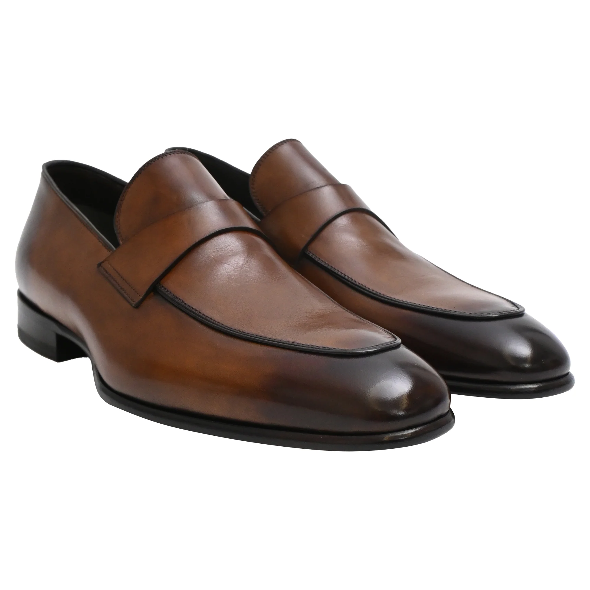 Men's  Tom Ford Slip-On Loafers in Brown Leather - Image 4