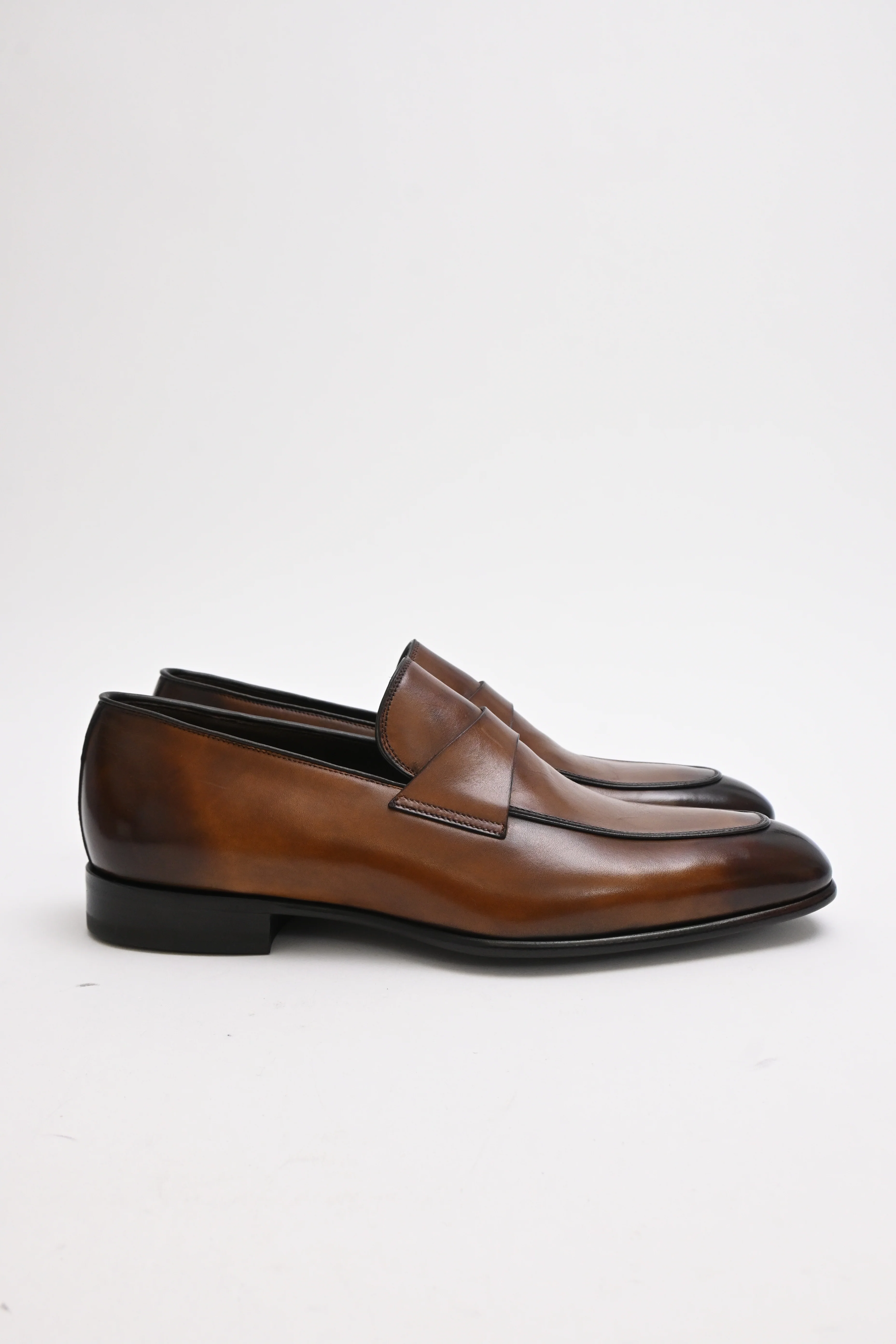Men's  Tom Ford Slip-On Loafers in Brown Leather - Image 9