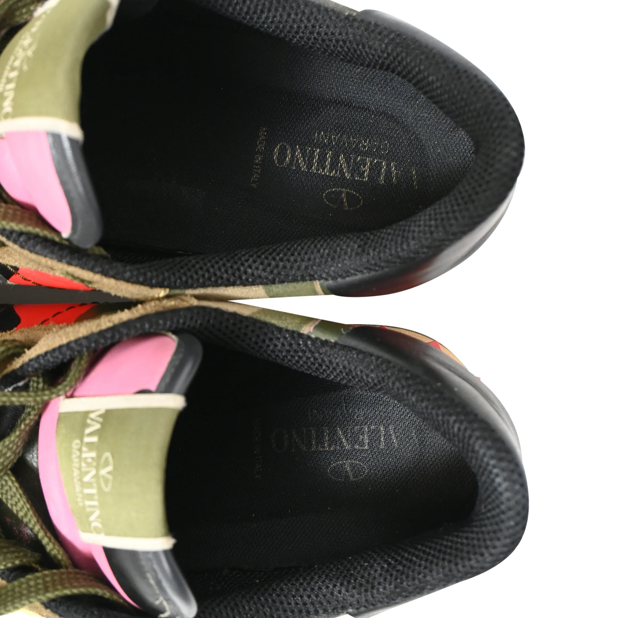 Men's Valentino Garavani Rockrunner Sneakers in Multicolor Leather and Suede - Image 10