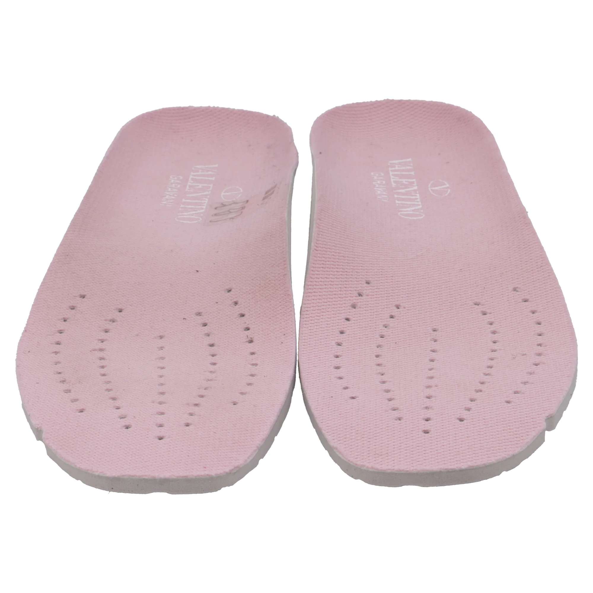 Women's Valentino Crochet Sneakers in Pink Cotton - Image 9