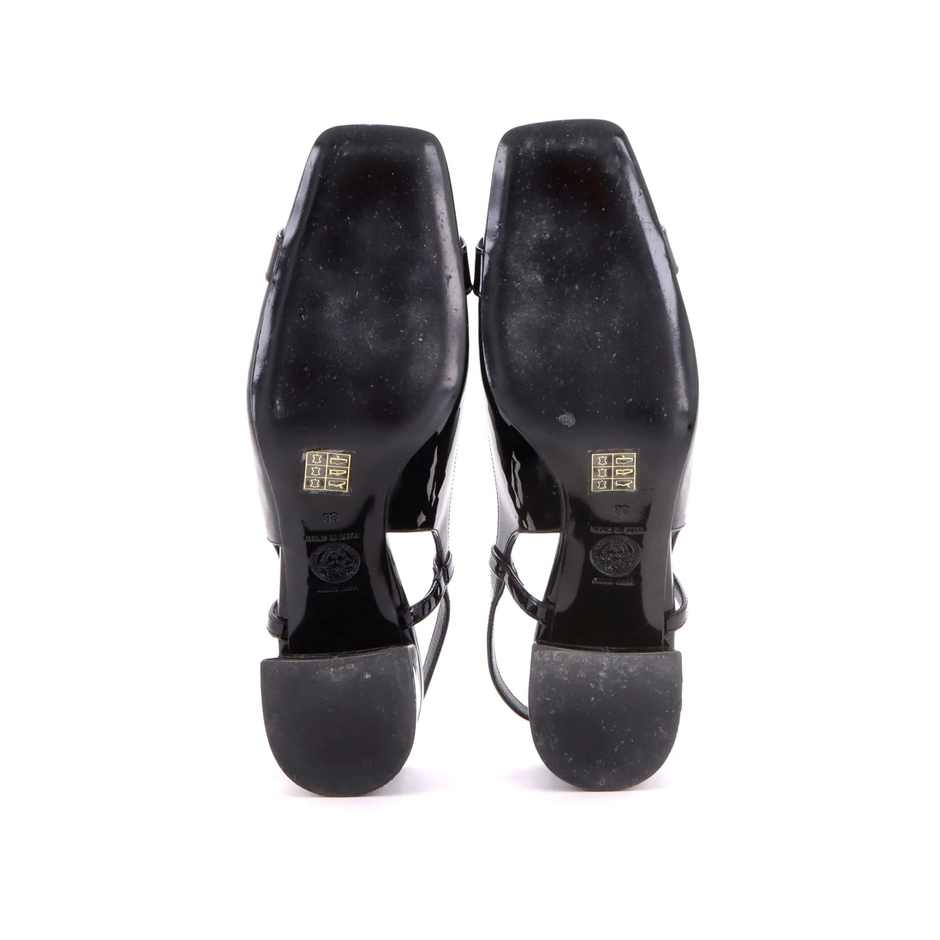 Women's Medusa Slingback Pumps Patent - Image 4