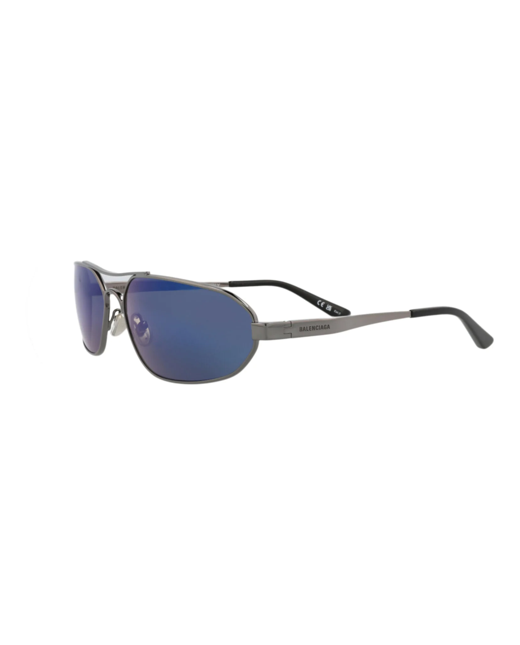 Shield-Frame Metal Sunglasses - Image 2