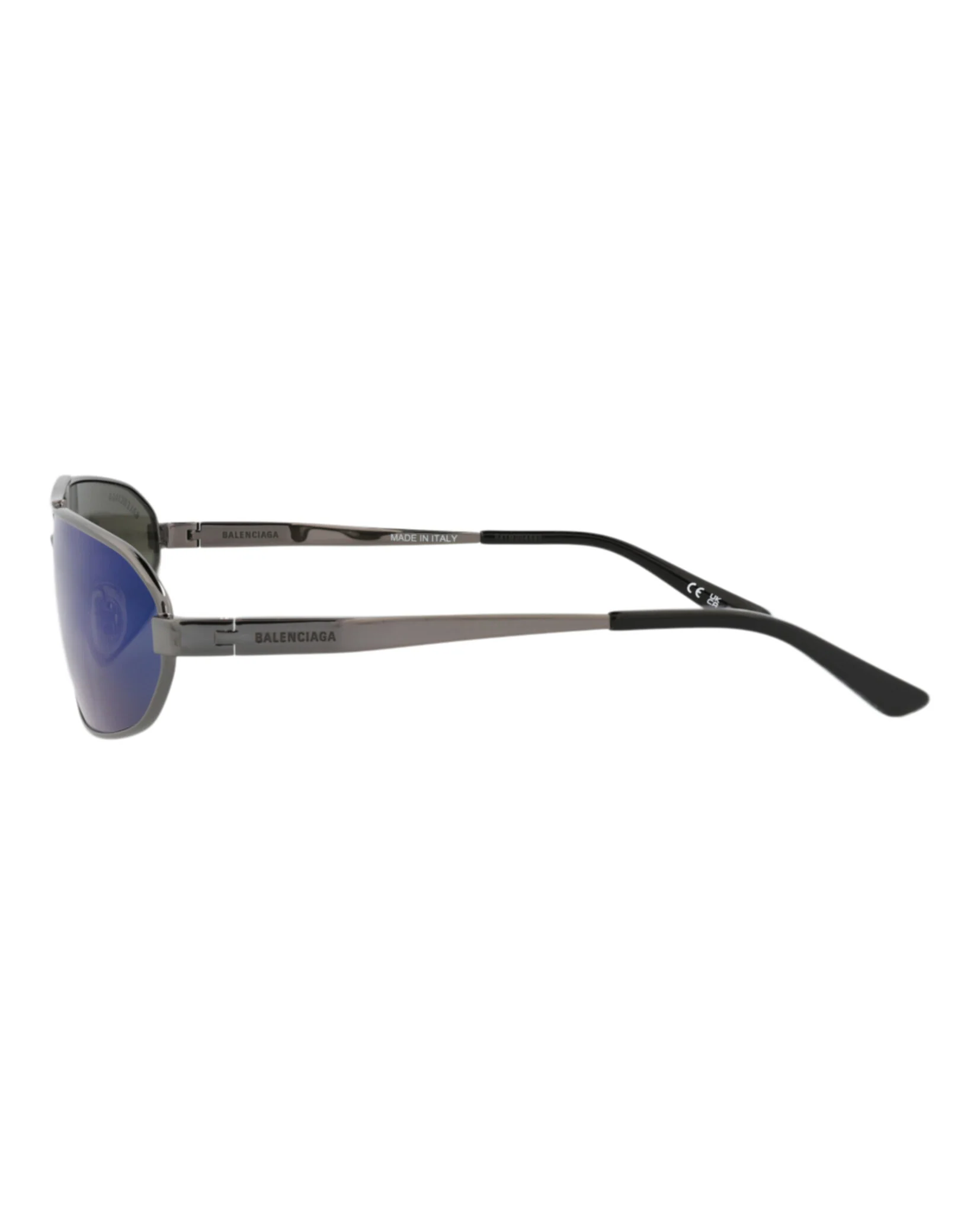 Shield-Frame Metal Sunglasses - Image 3