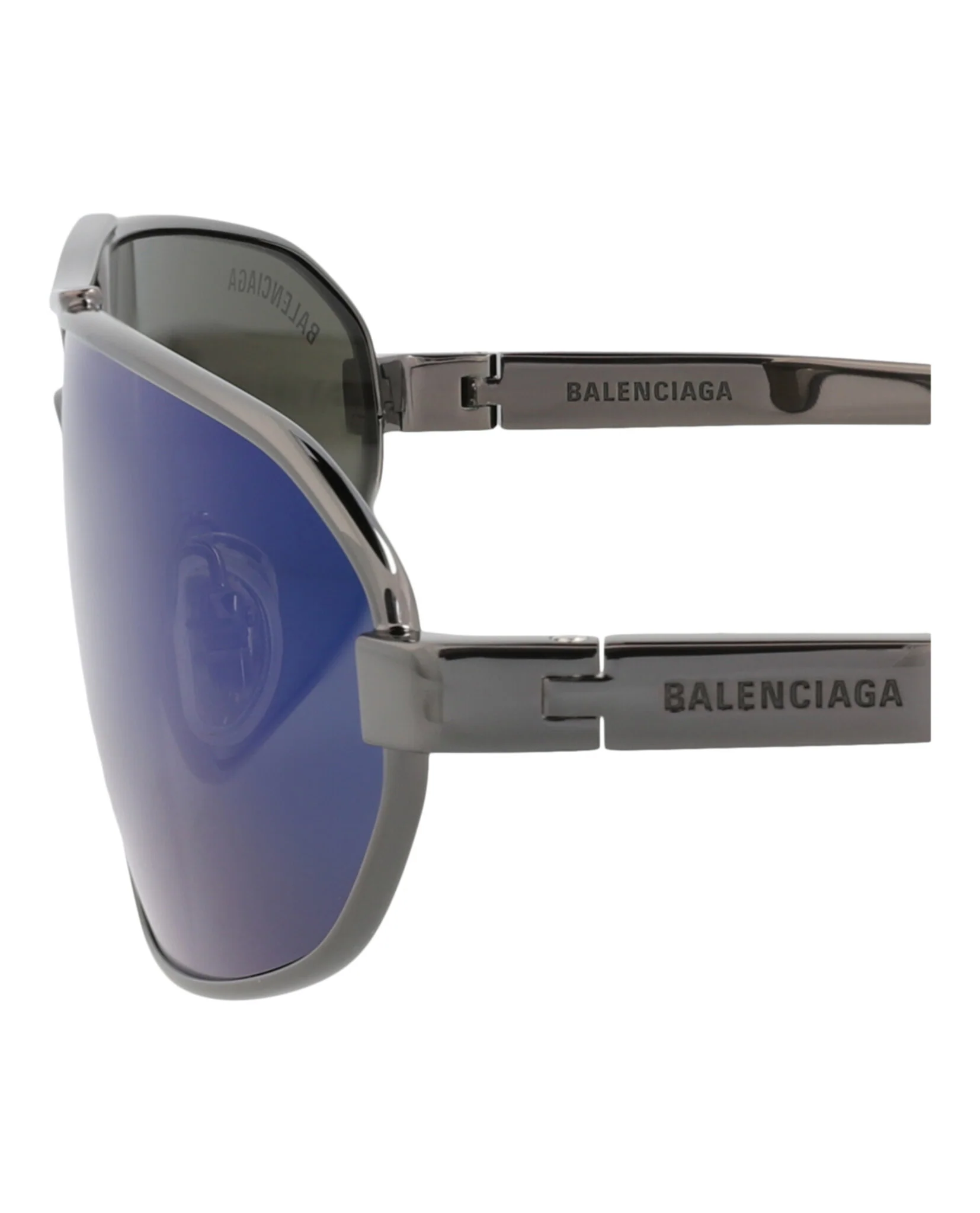 Shield-Frame Metal Sunglasses - Image 4