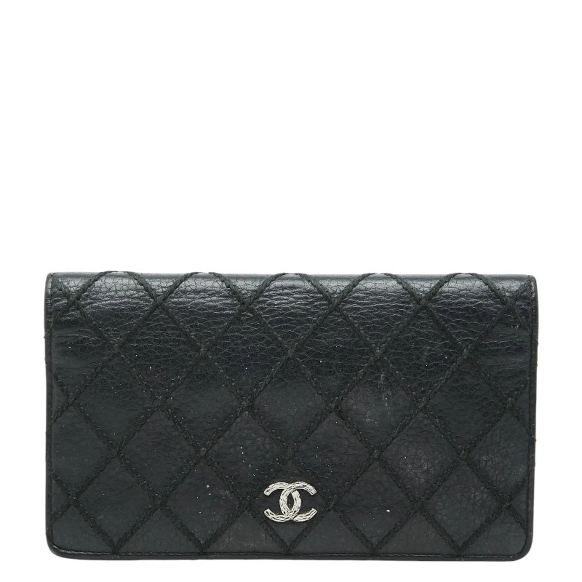 L-Yen Wallet Quilted Caviar