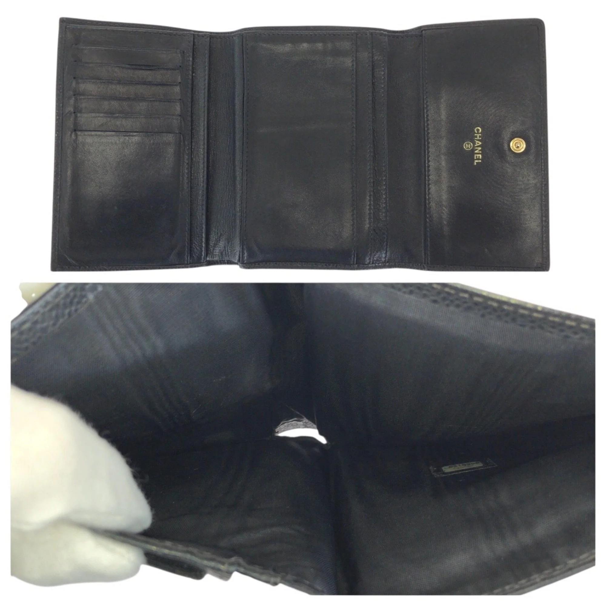 Timeless CC Flap Wallet Caviar Long - Image 8