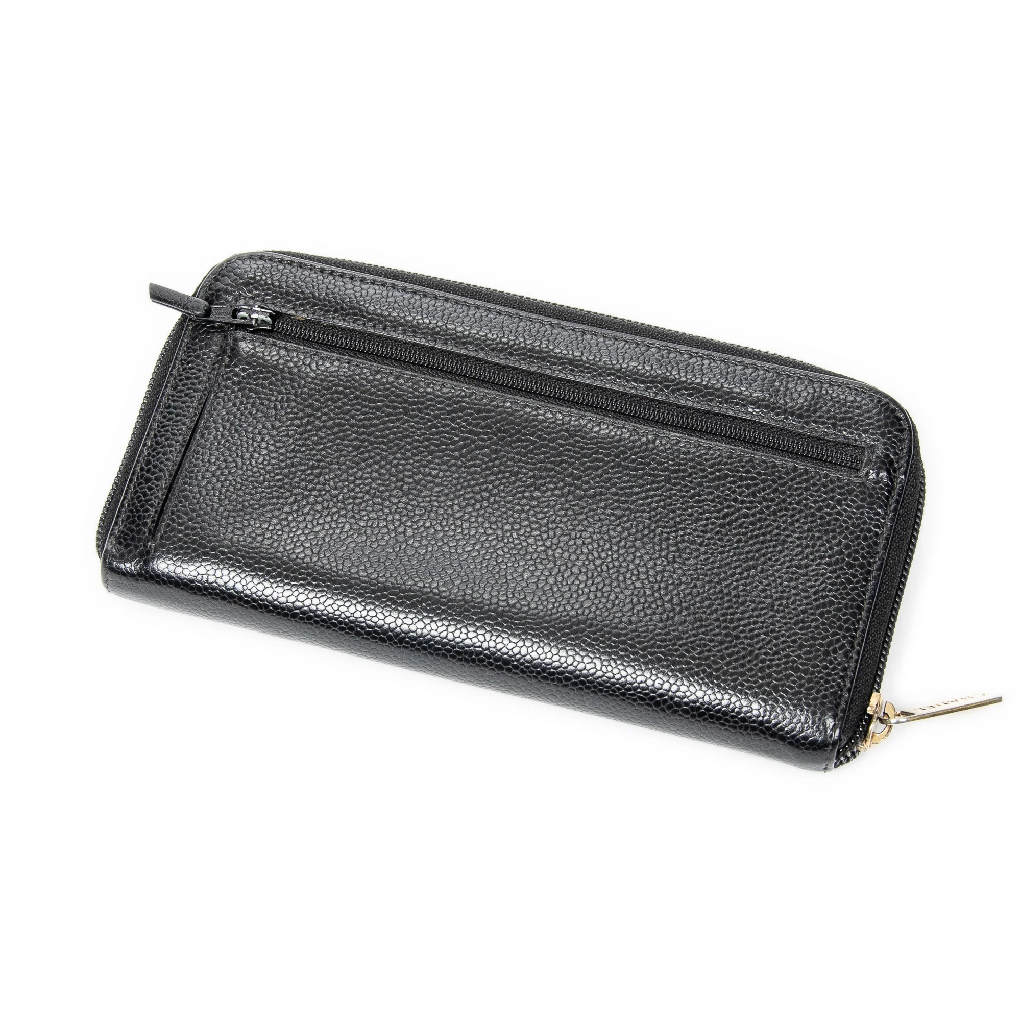 Timeless CC Zipped Wallet Caviar Long - Image 2