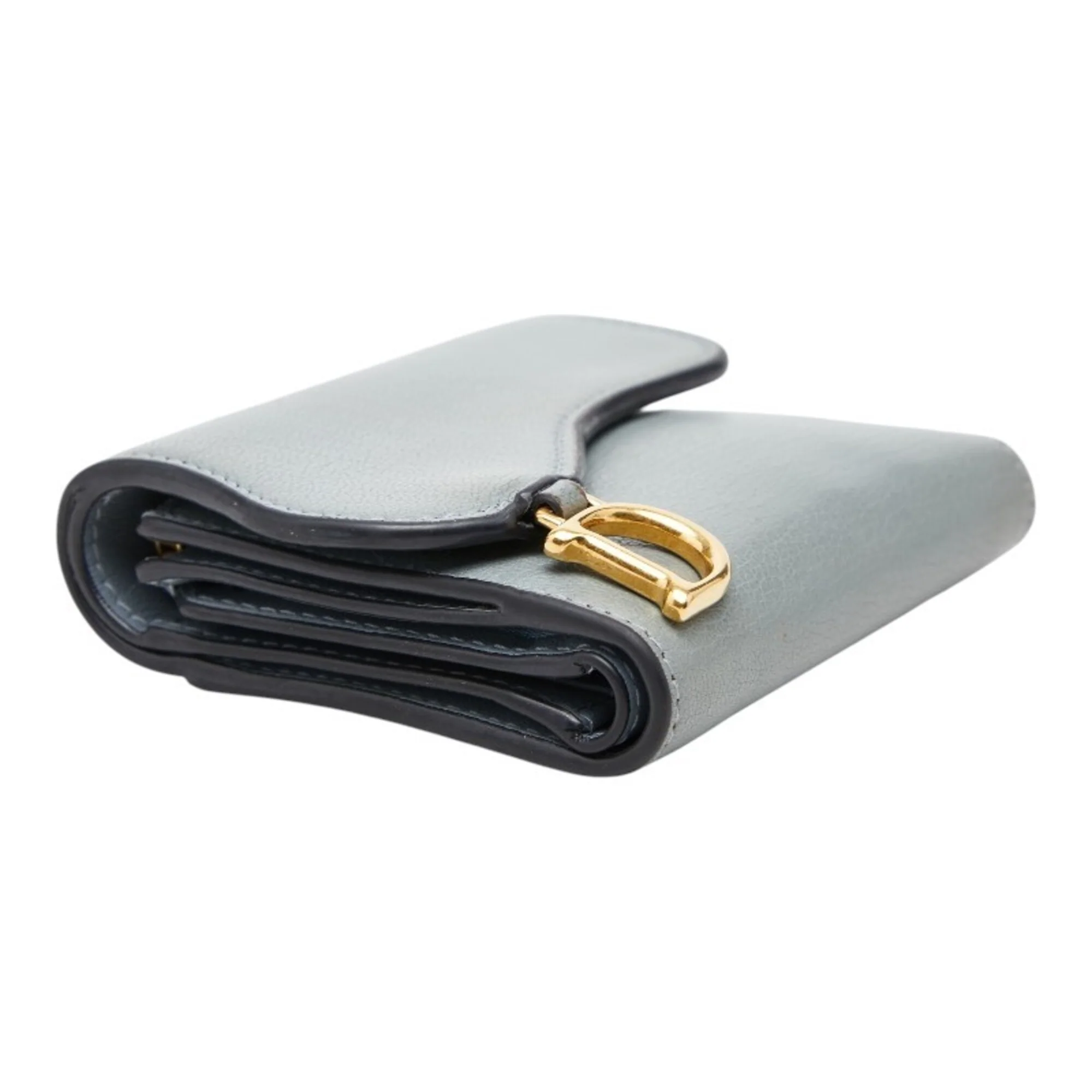 Saddle Lotus Wallet Leather Mini - Image 5