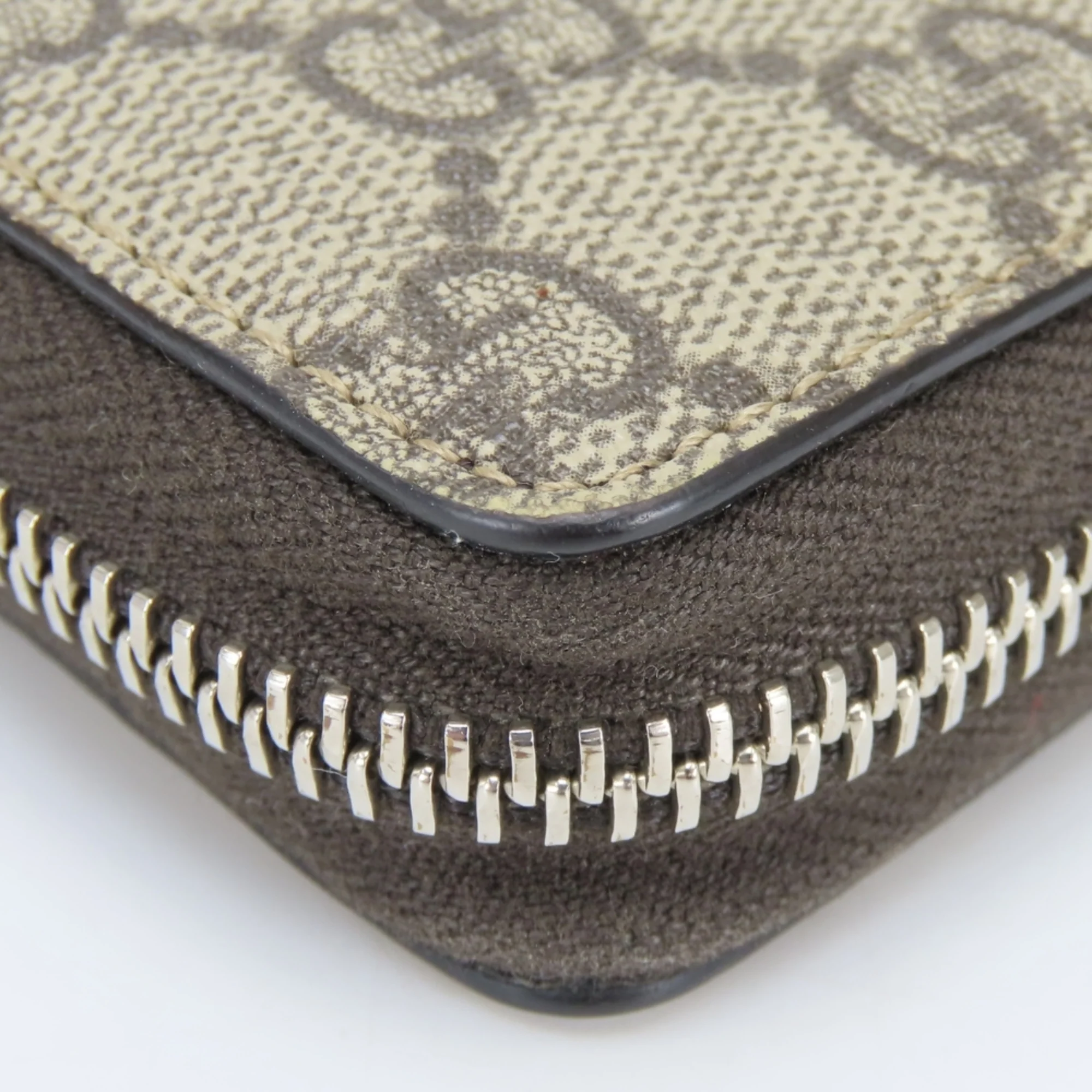 Web Zip Around Wallet GG Coated Canvas - Image 5
