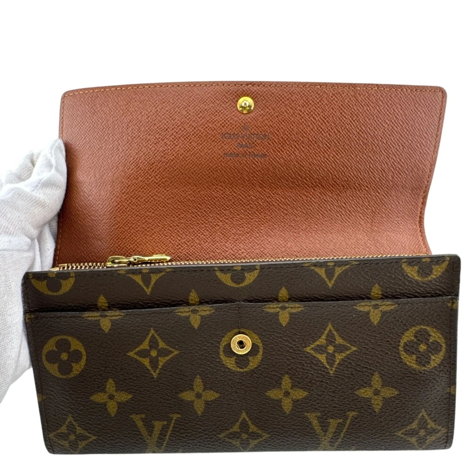 Sarah Wallet Monogram Canvas - Image 7