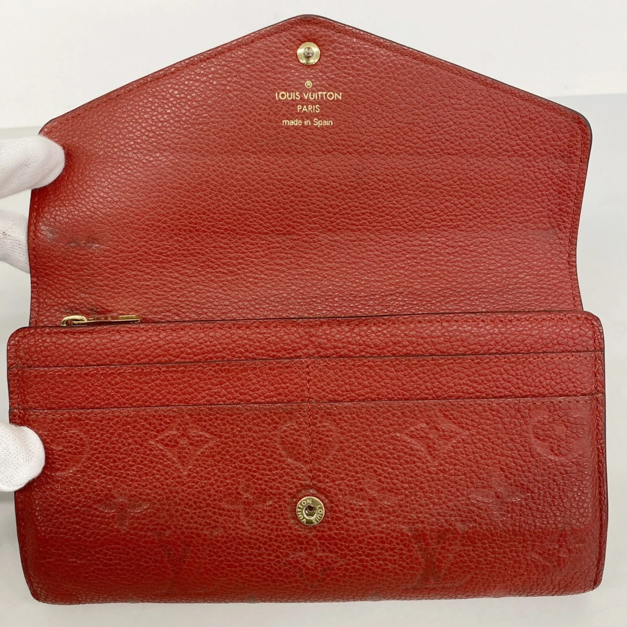 Sarah Wallet NM Monogram Empreinte Leather - Image 9
