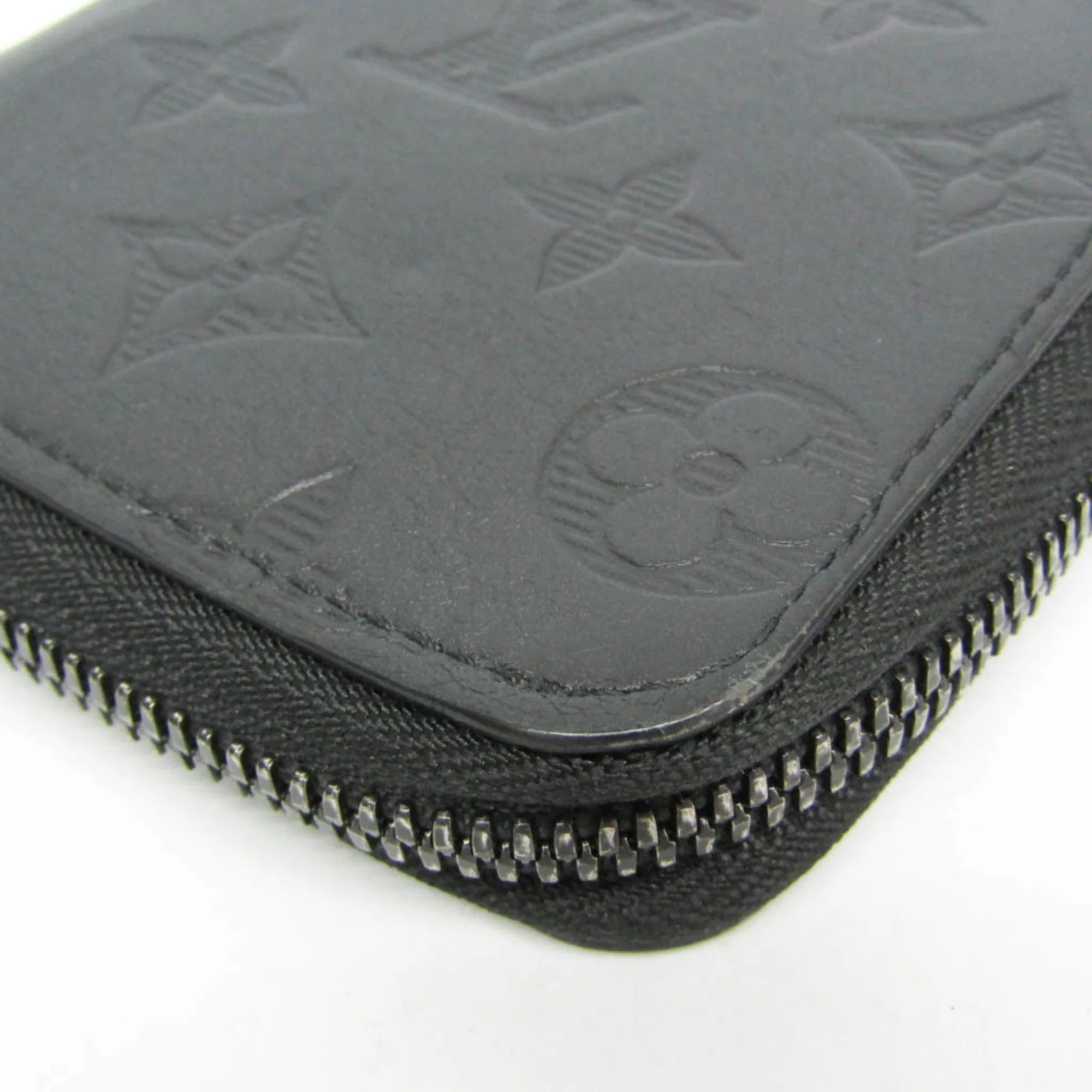Zippy Wallet Monogram Shadow Leather Vertical - Image 4