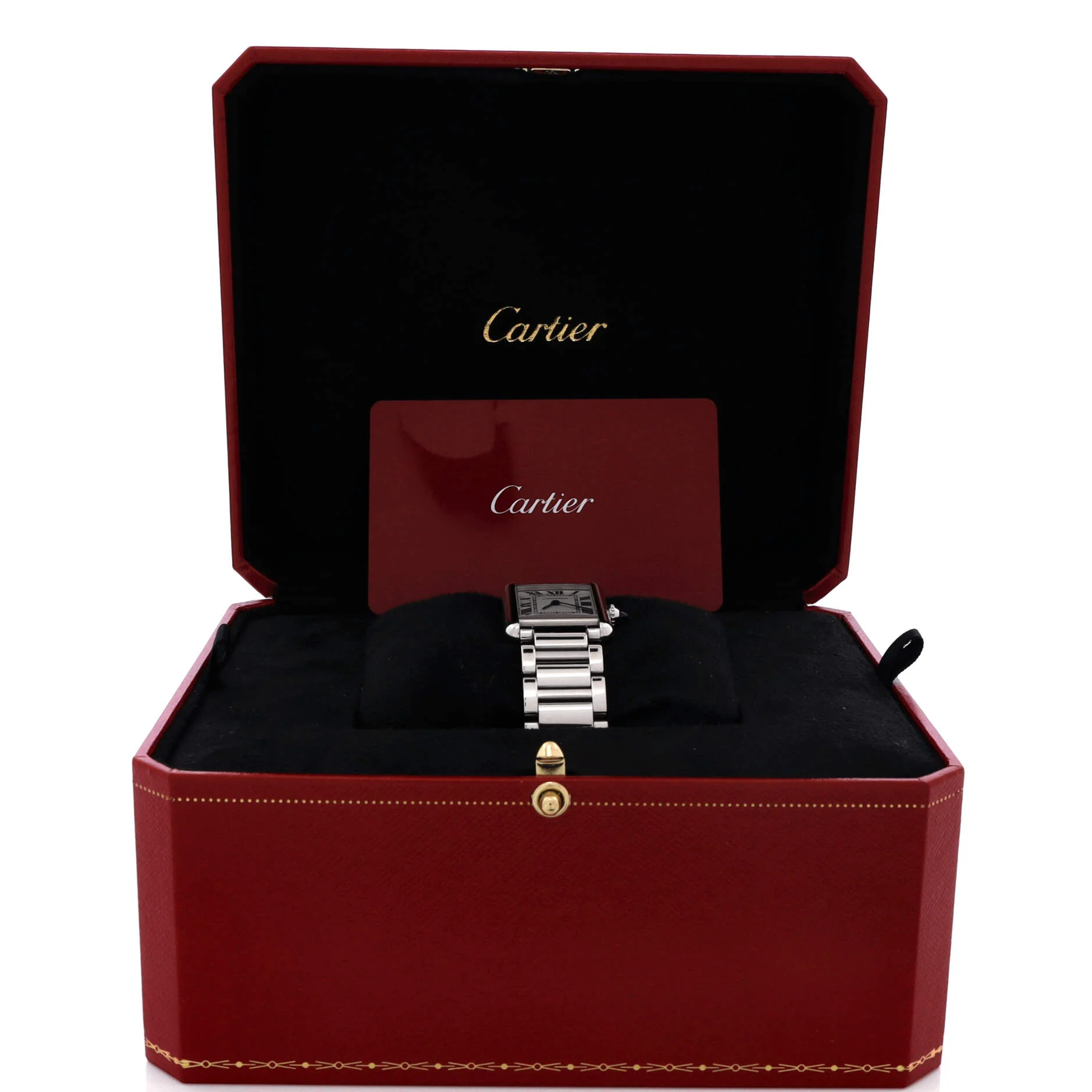 Must de Cartier Tank Quartz Watch Stainless Steel 22 - Image 2