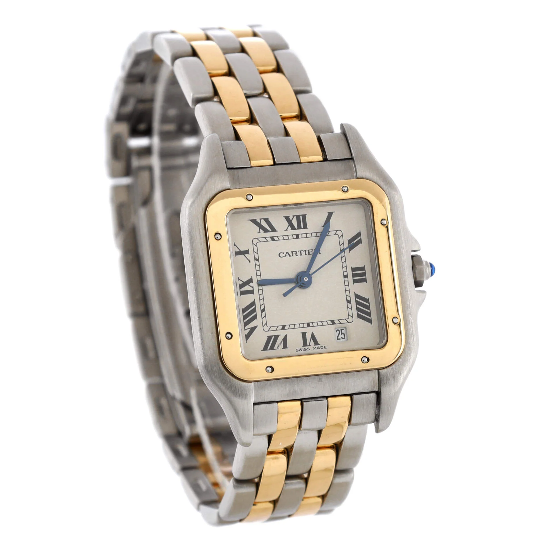 Panthere de Cartier Quartz Watch Stainless Steel and Yellow Gold 27 - Image 2