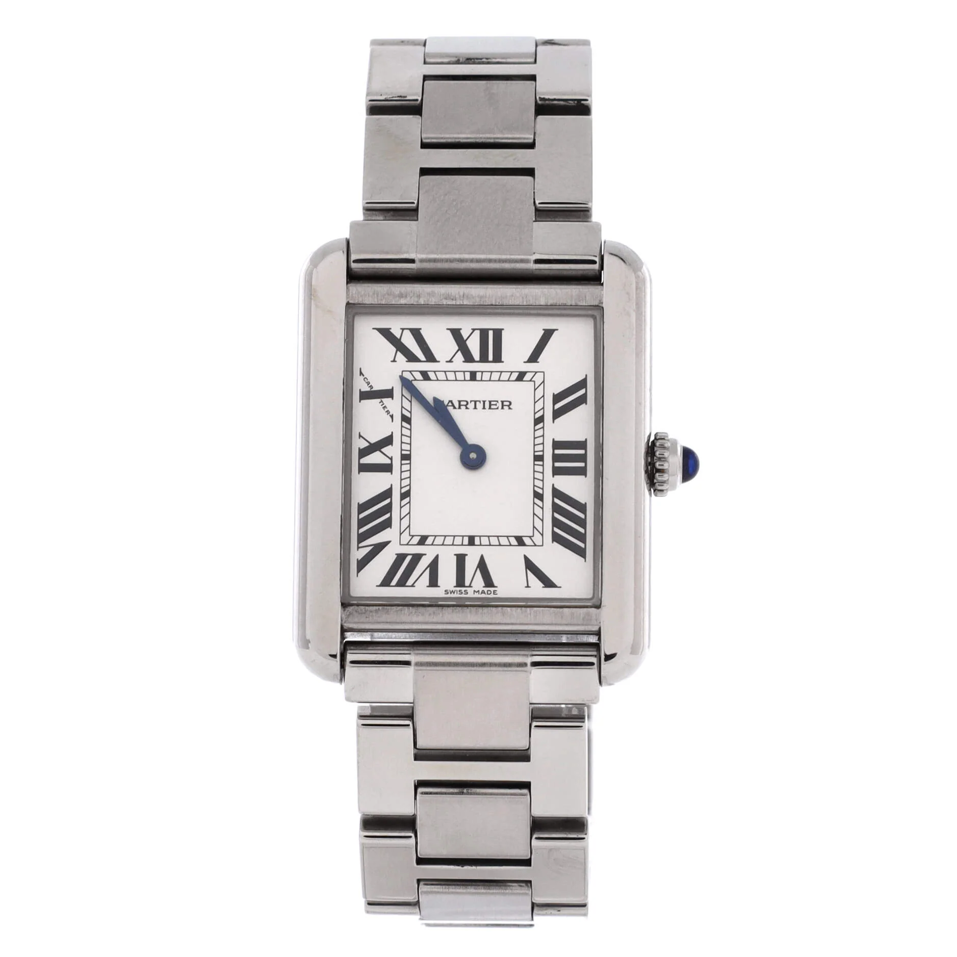 Tank Solo Quartz Watch Stainless Steel 24