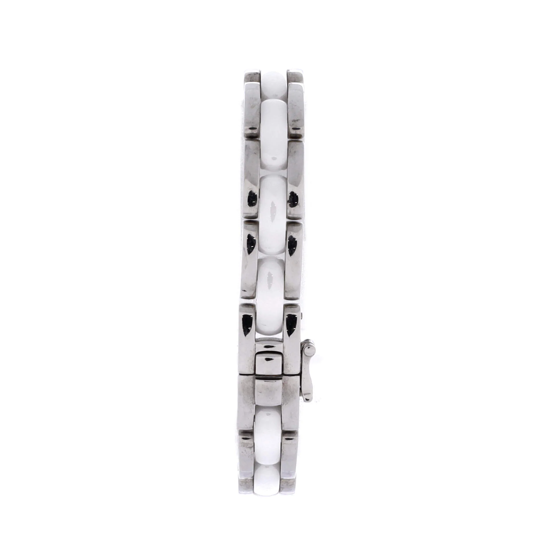 Premiere Mini Quartz Watch Stainless Steel and Ceramic with Diamond Bezel 15 - Image 8