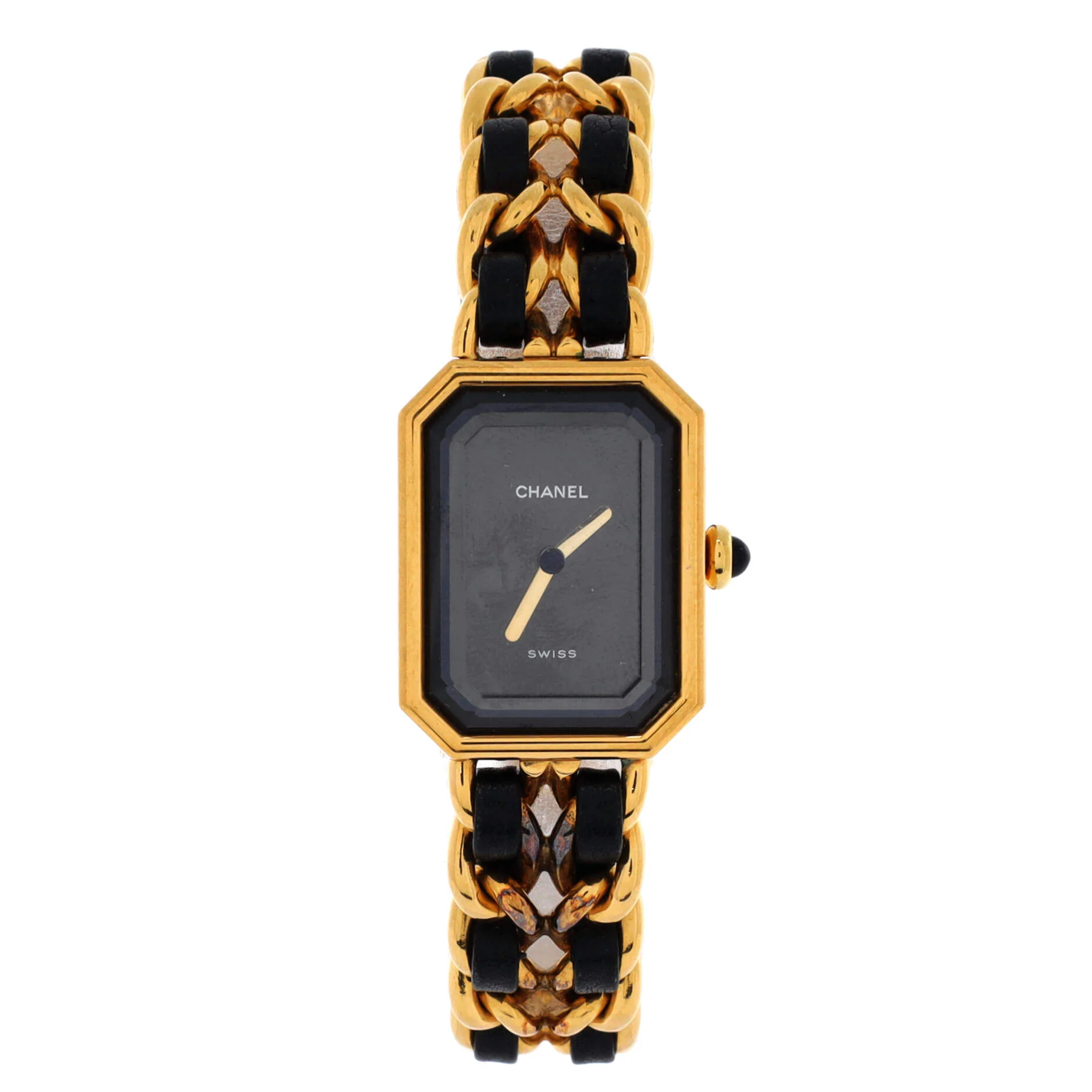 Premiere Rock Quartz Watch Plated Metal and Leather 20