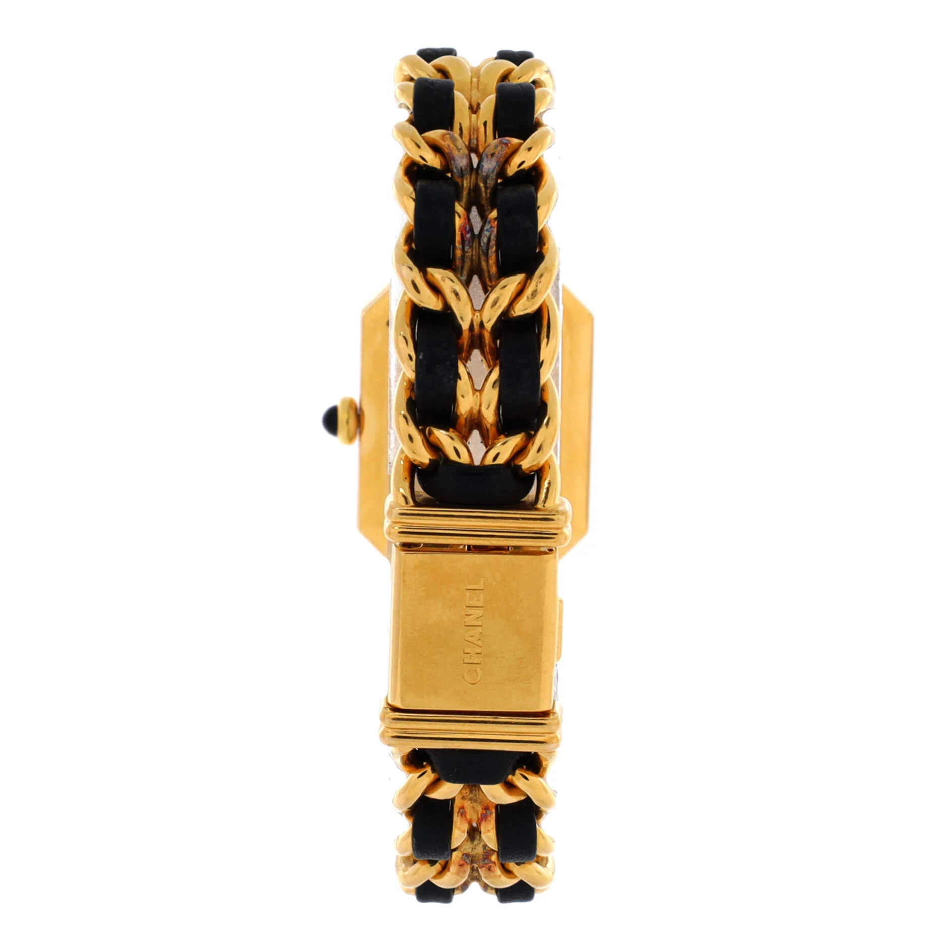 Premiere Rock Quartz Watch Plated Metal and Leather 20 - Image 4