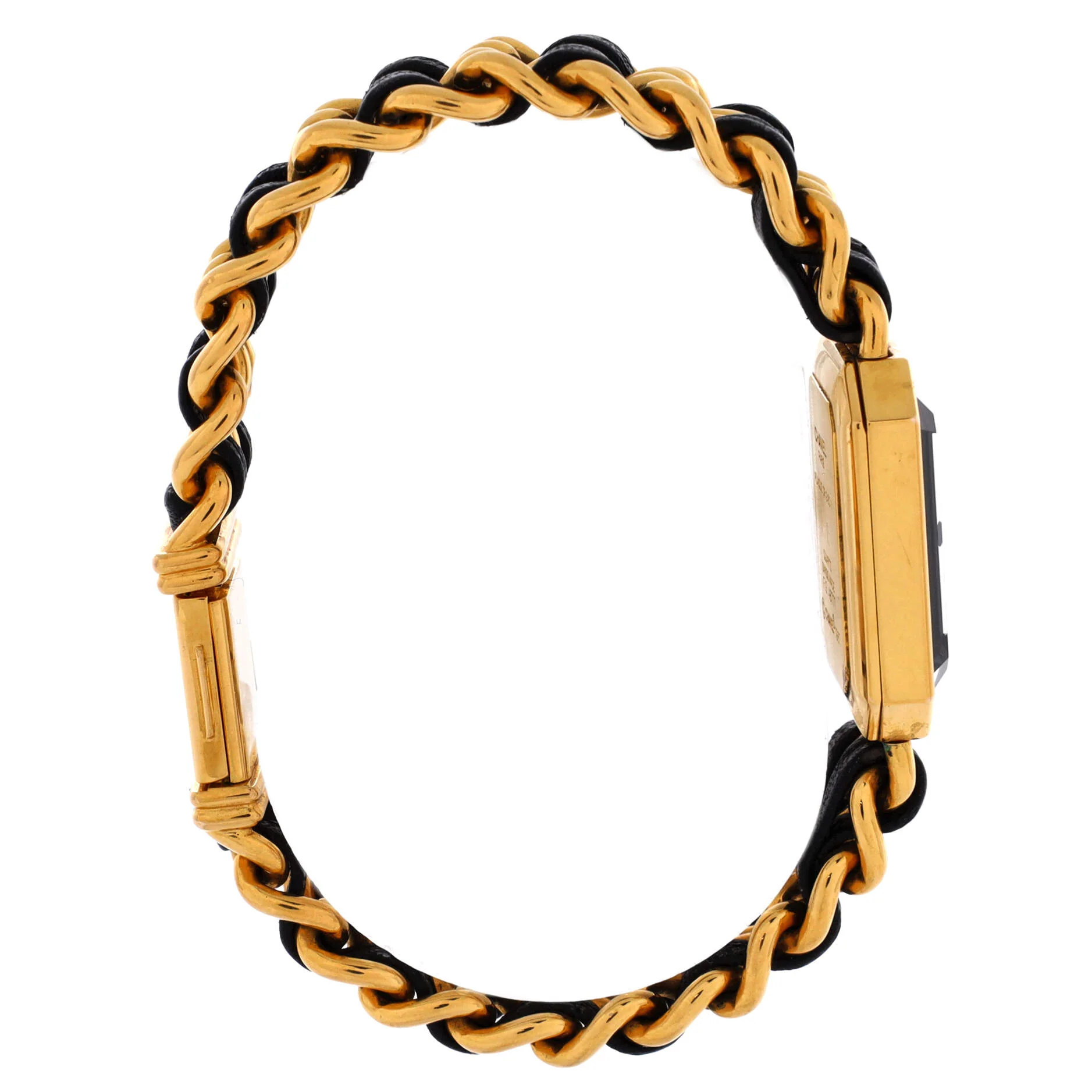 Premiere Rock Quartz Watch Plated Metal and Leather 20 - Image 3