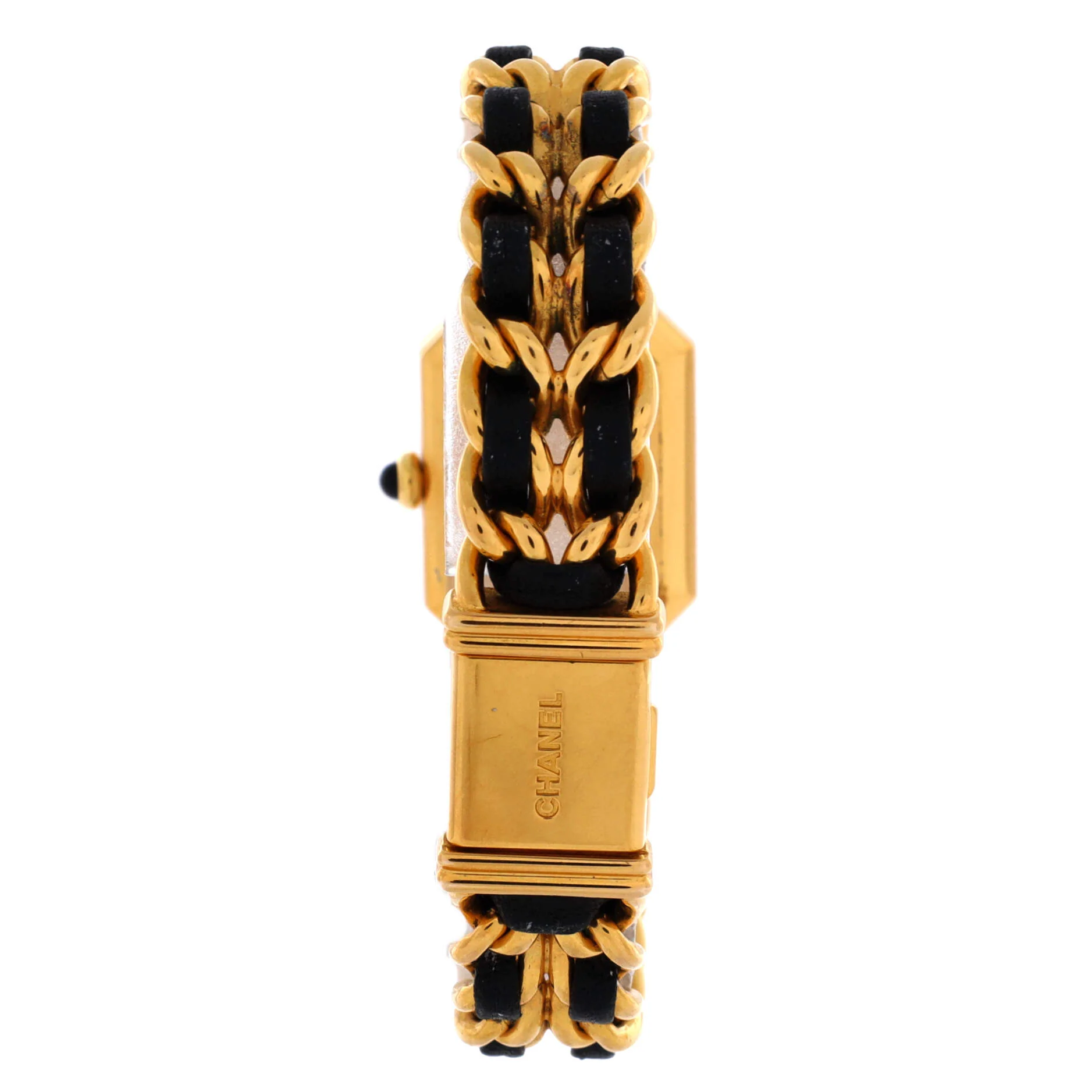 Premiere Rock Quartz Watch Plated Metal and Leather 20 - Image 4