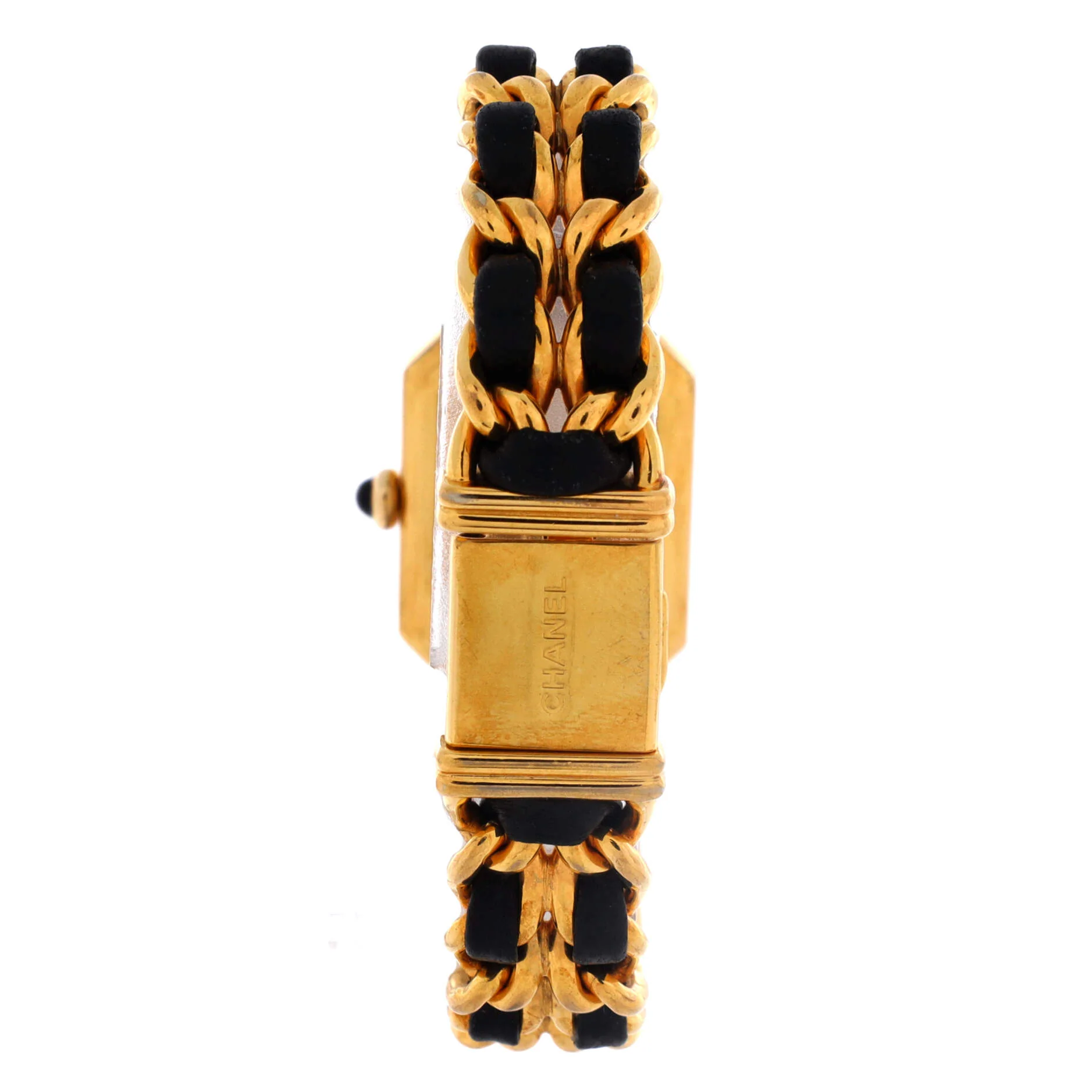 Premiere Rock Quartz Watch Plated Metal and Leather 20 - Image 4