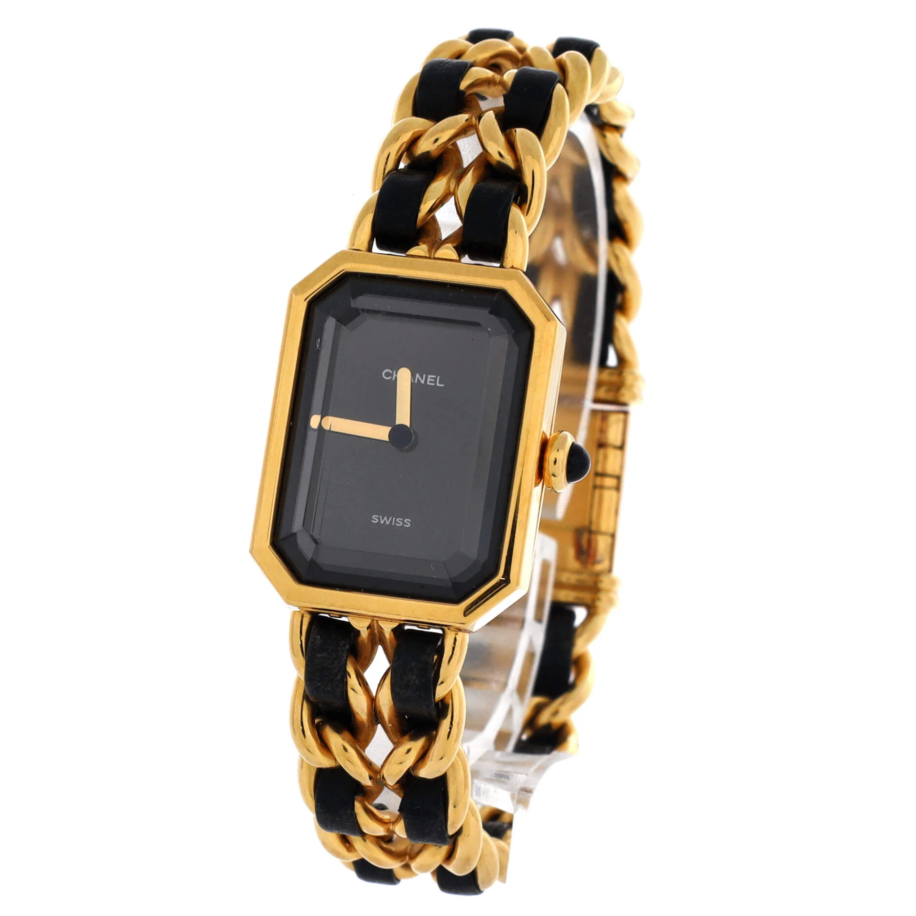 Premiere Rock Quartz Watch Plated Metal and Leather 20 - Image 3