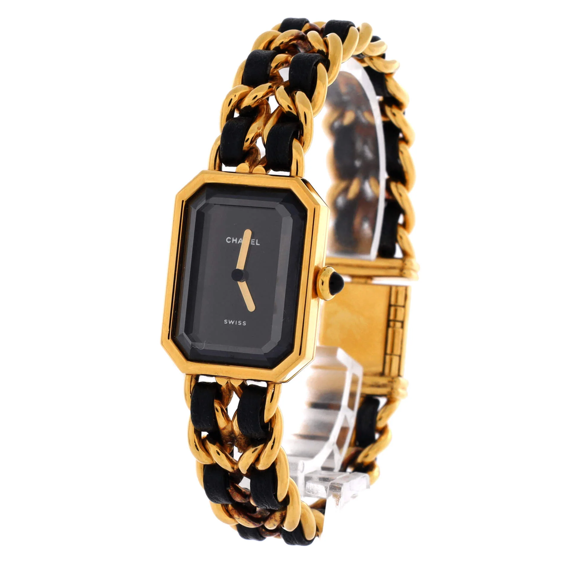 Premiere Rock Quartz Watch Plated Metal and Leather 20 - Image 2