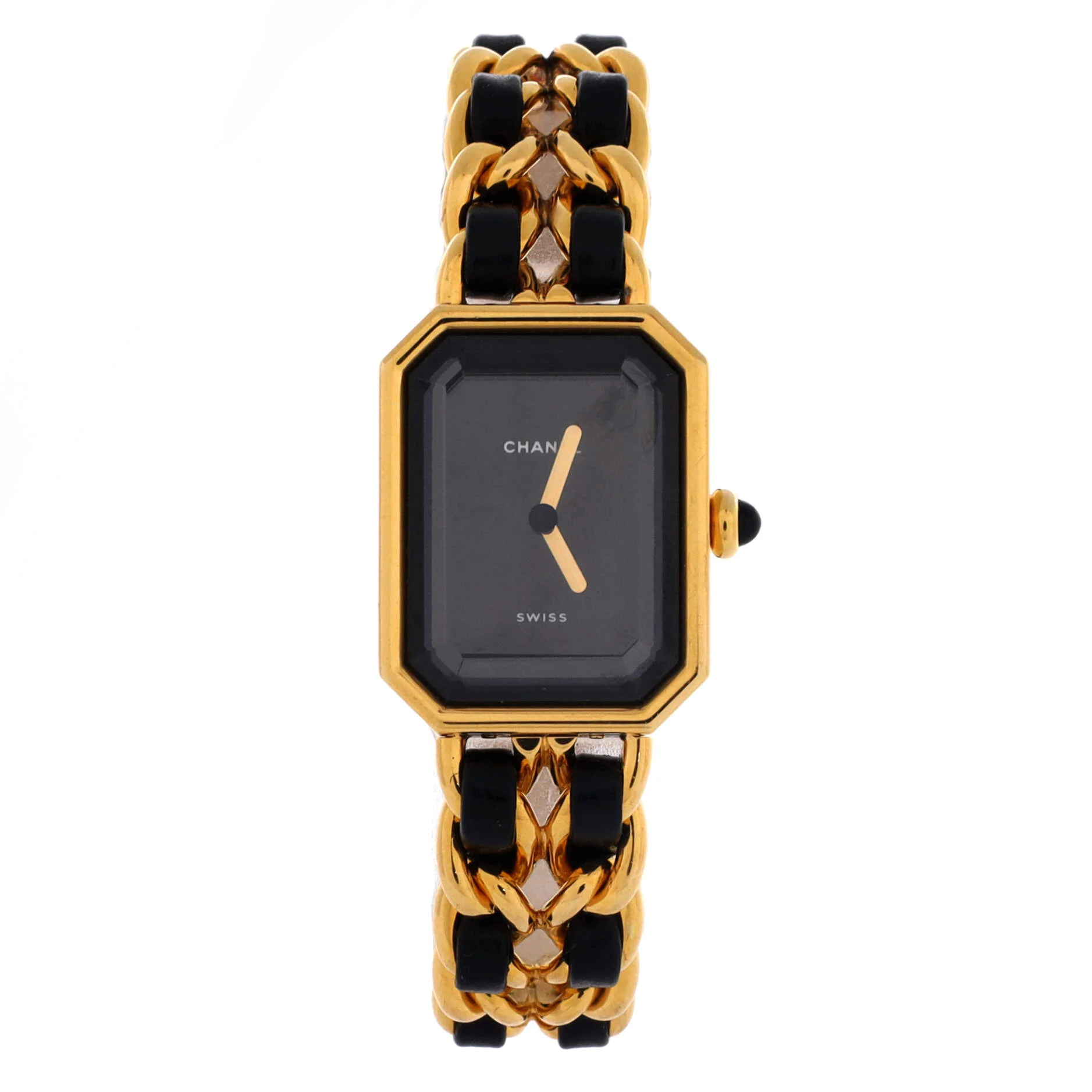 Premiere Rock Quartz Watch Plated Metal and Leather 20