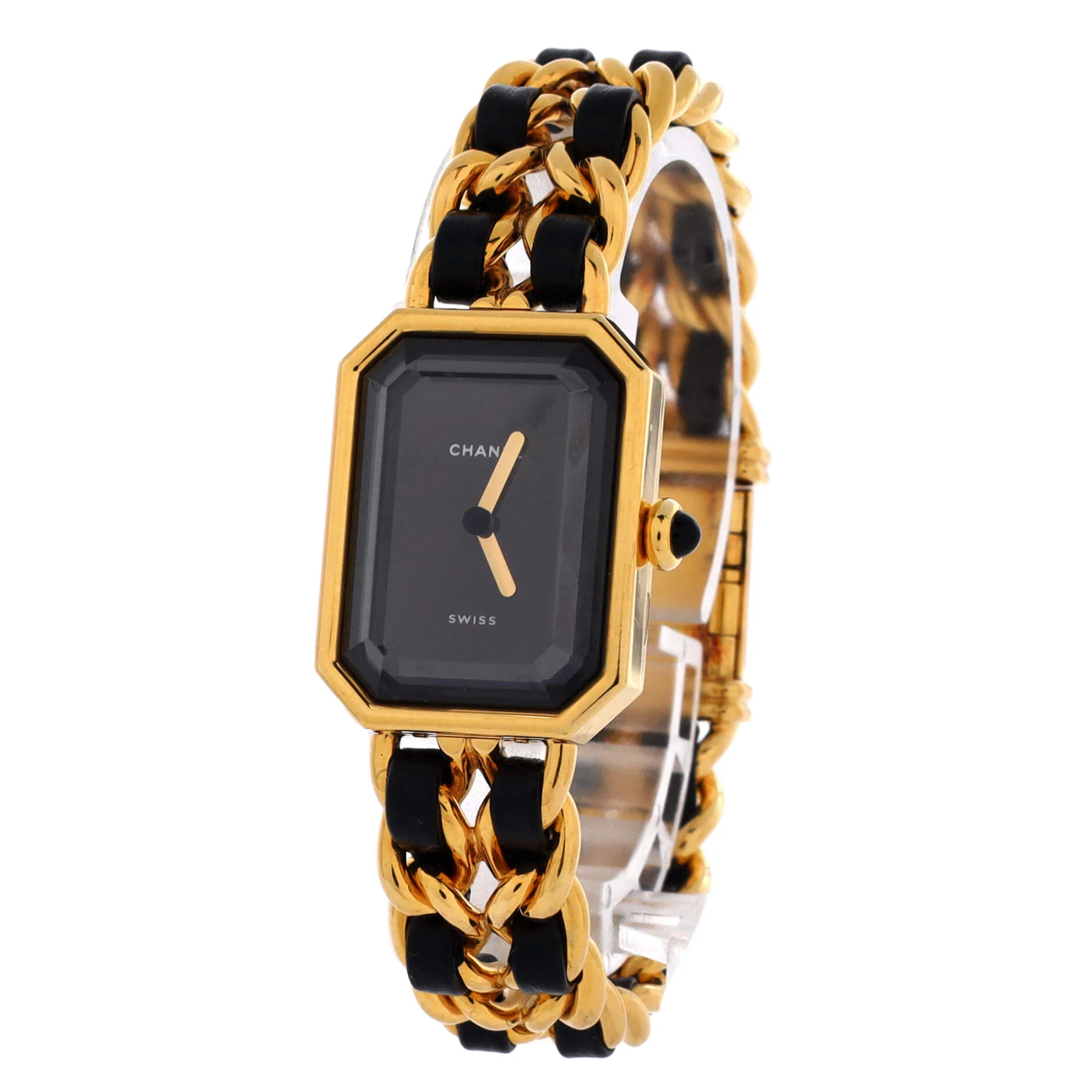 Premiere Rock Quartz Watch Plated Metal and Leather 20 - Image 2