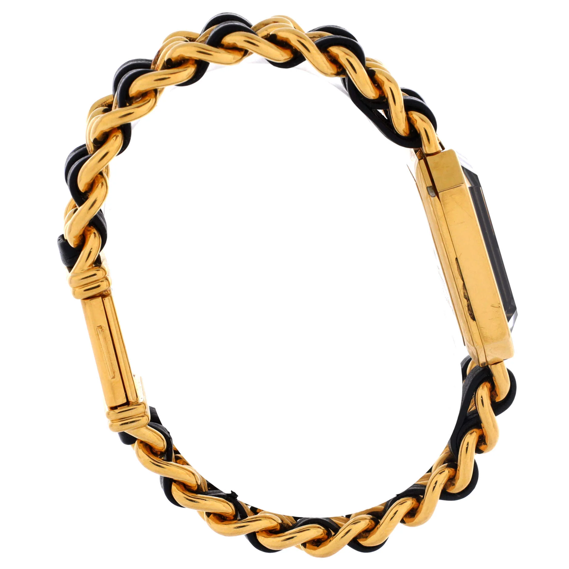 Premiere Rock Quartz Watch Plated Metal and Leather 20 - Image 3