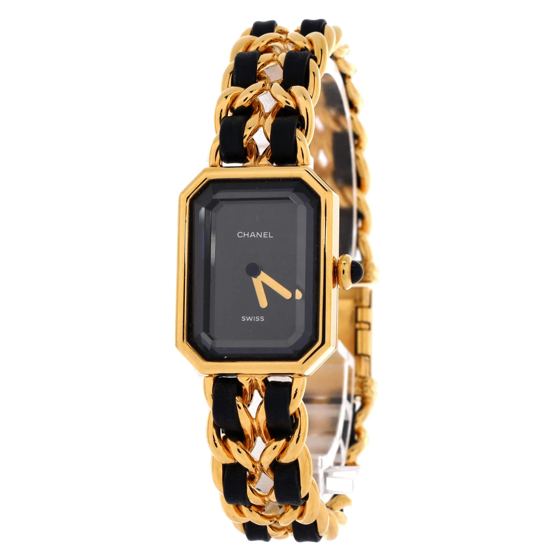 Premiere Rock Quartz Watch Plated Metal and Leather 20 - Image 2
