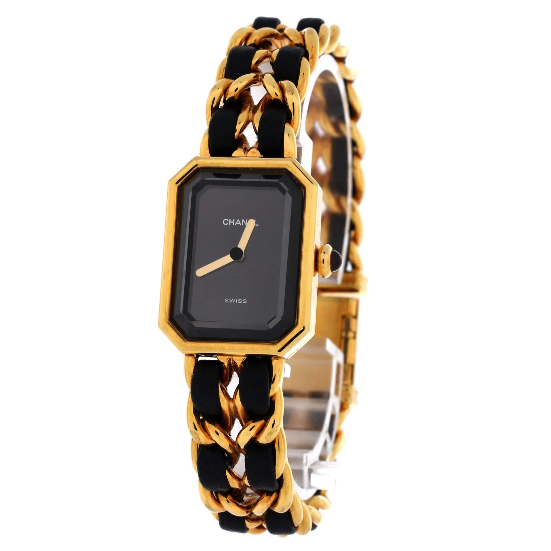 Premiere Rock Quartz Watch Plated Metal and Leather 20 - Image 2