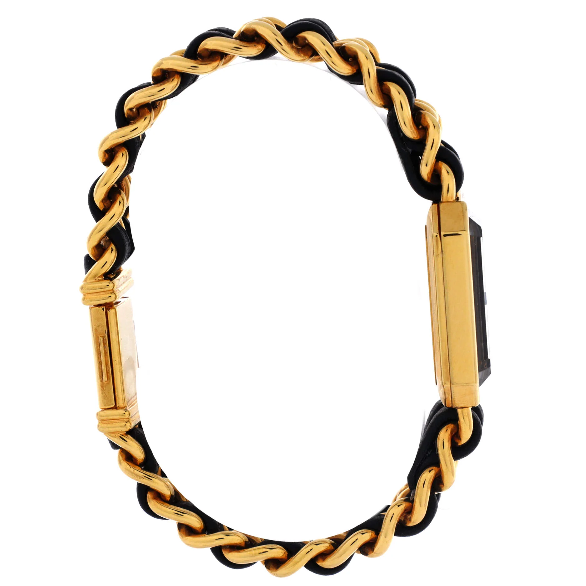 Premiere Rock Quartz Watch Plated Metal and Leather 20 - Image 3