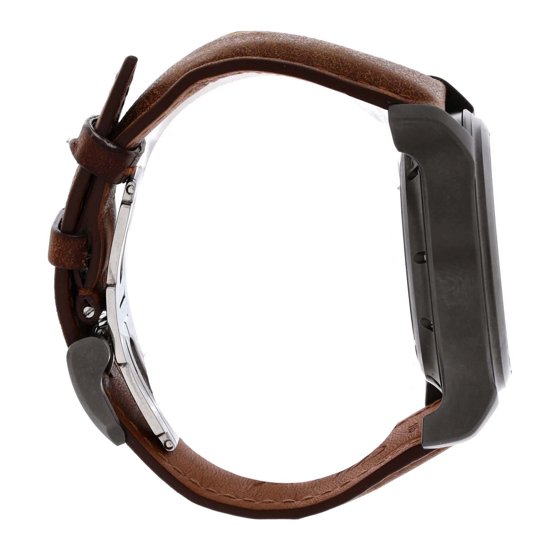 L.U.C Chrono One Flyback Automatic Watch Titanium and Leather 42 - Image 4