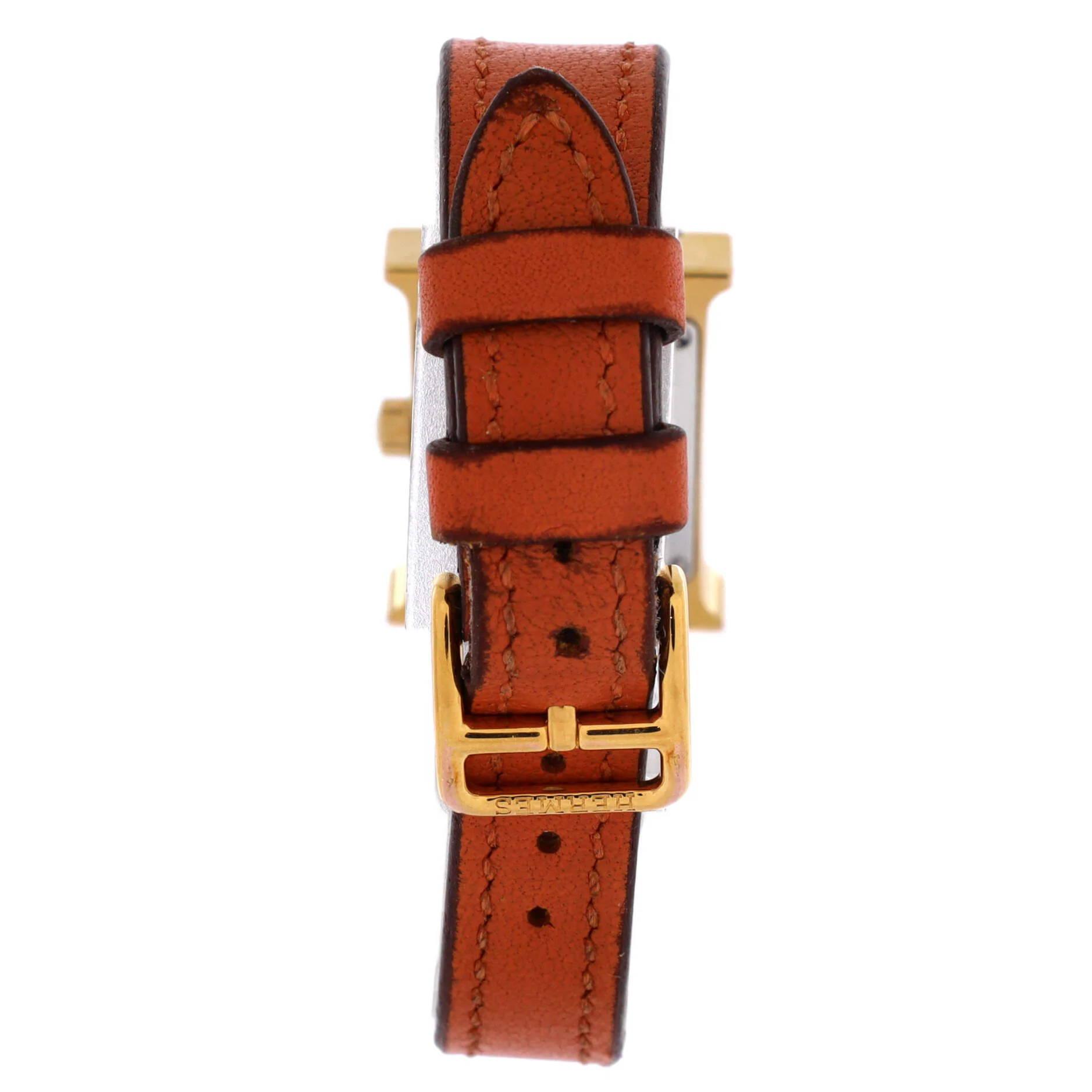 Heure H Quartz Watch Plated Metal and Leather 21 - Image 4