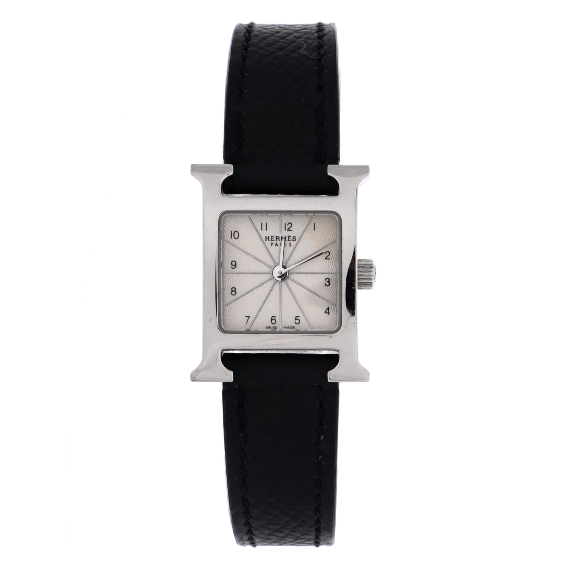 Heure H Quartz Watch Stainless Steel and Leather 17