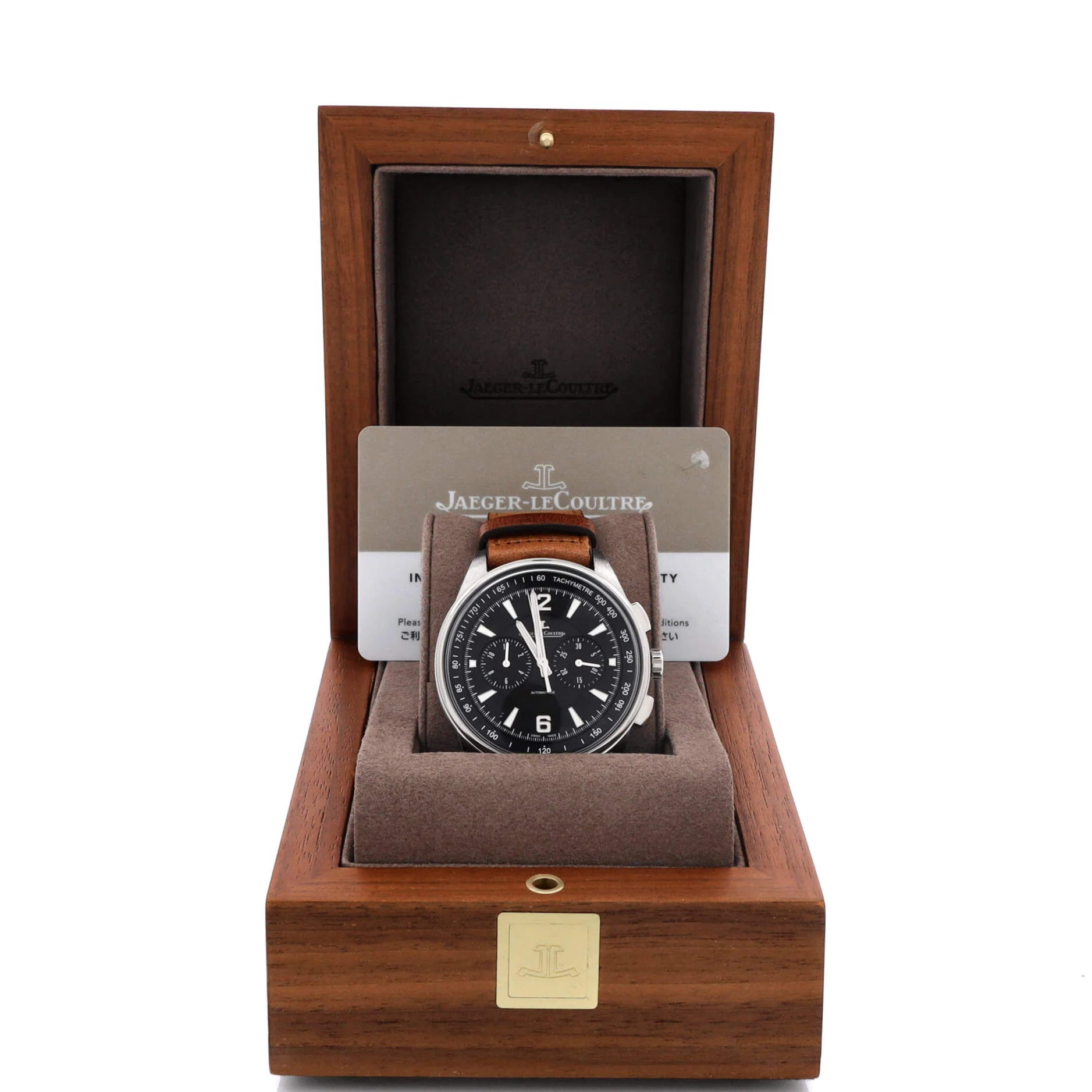Polaris Chronograph Automatic Watch Stainless Steel and Leather 42 - Image 2