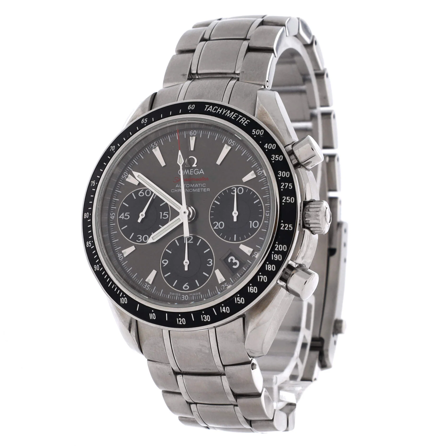 Speedmaster Date/Day-Date Chronograph Automatic Watch Stainless Steel 40 - Image 3