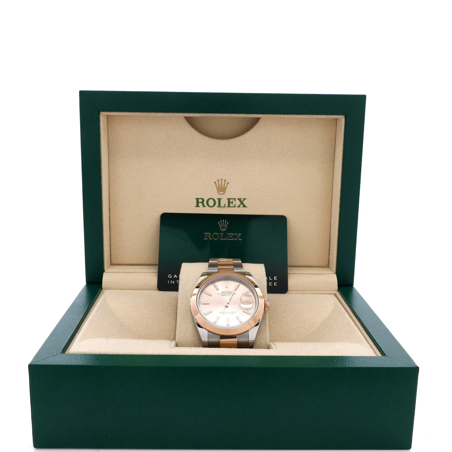 Oyster Perpetual Datejust Automatic Watch Stainless Steel and Rose Gold 41 - Image 2