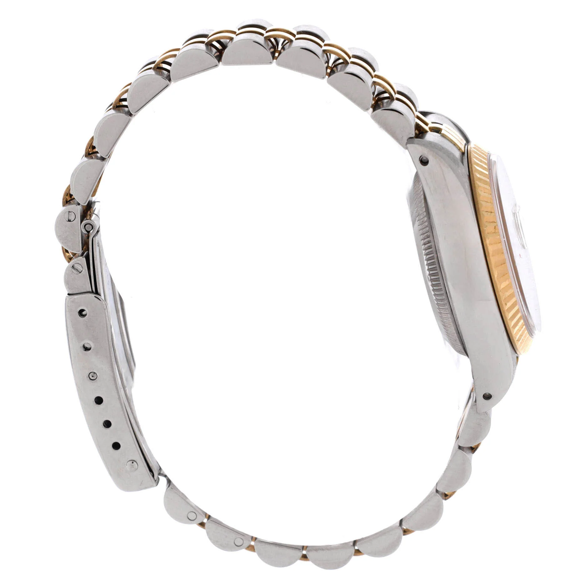 Oyster Perpetual Datejust Automatic Watch Stainless Steel and Yellow Gold 26 - Image 4