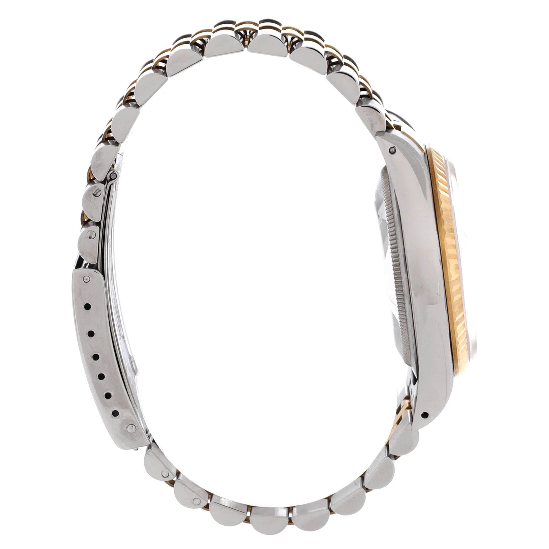 Oyster Perpetual Datejust Automatic Watch Stainless Steel and Yellow Gold 36 - Image 3