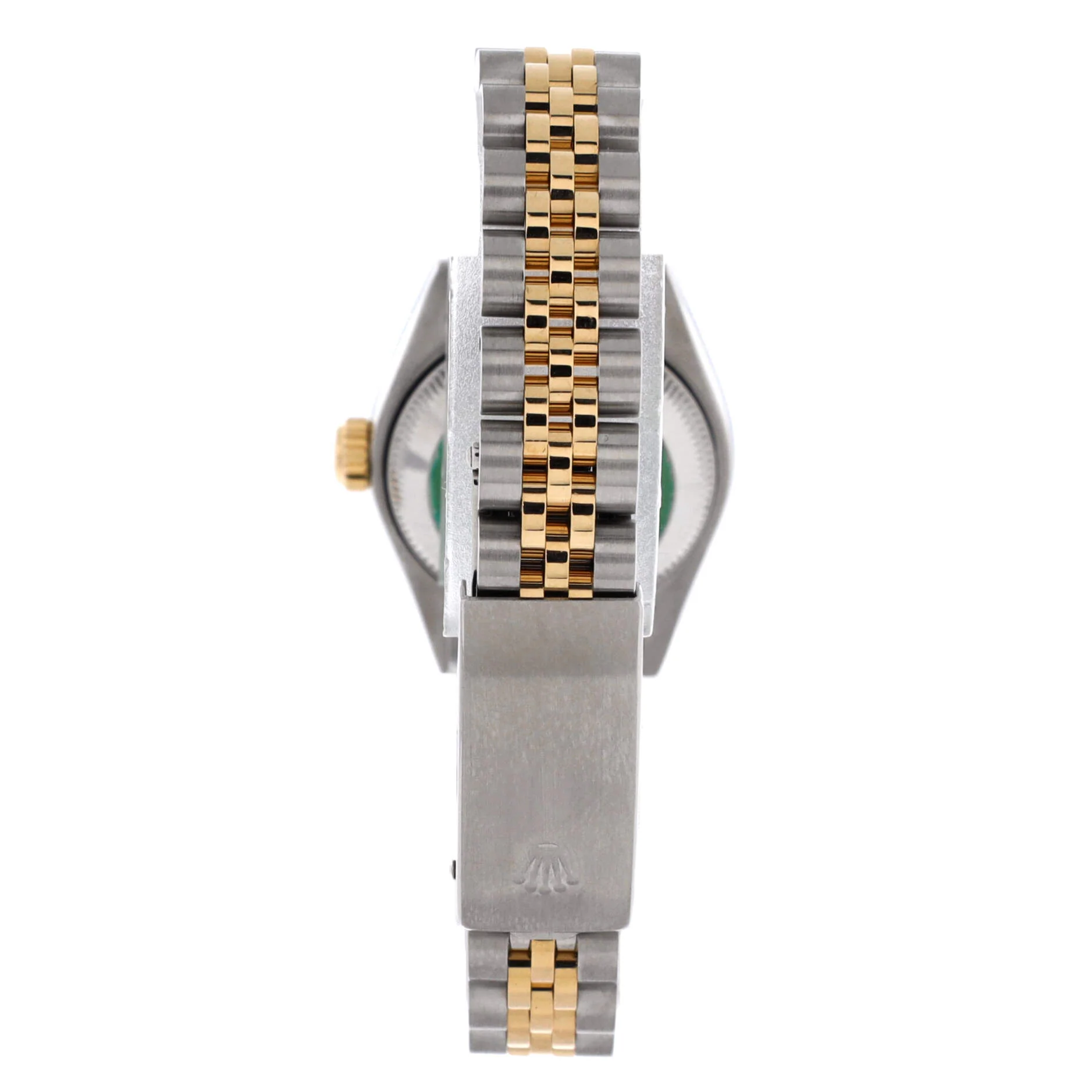 Oyster Perpetual Datejust Automatic Watch Stainless Steel and Yellow Gold with Diamond Markers 26 - Image 4