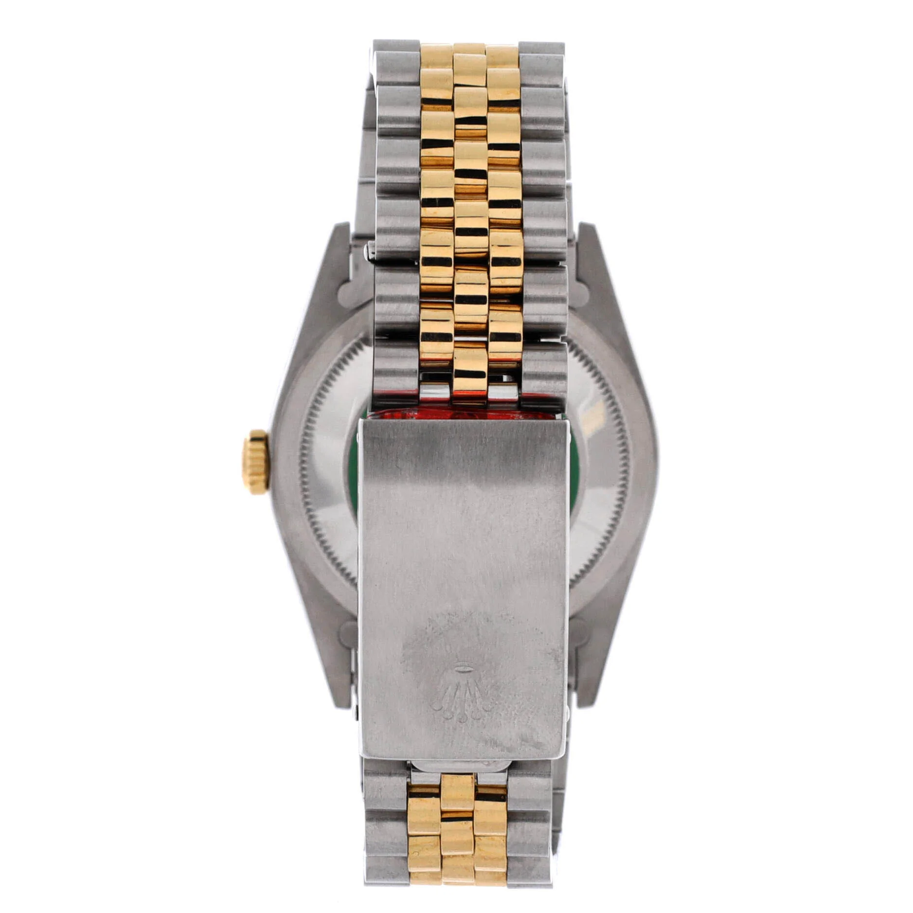 Oyster Perpetual Datejust Automatic Watch Stainless Steel and Yellow Gold with Diamond Markers 36 - Image 4
