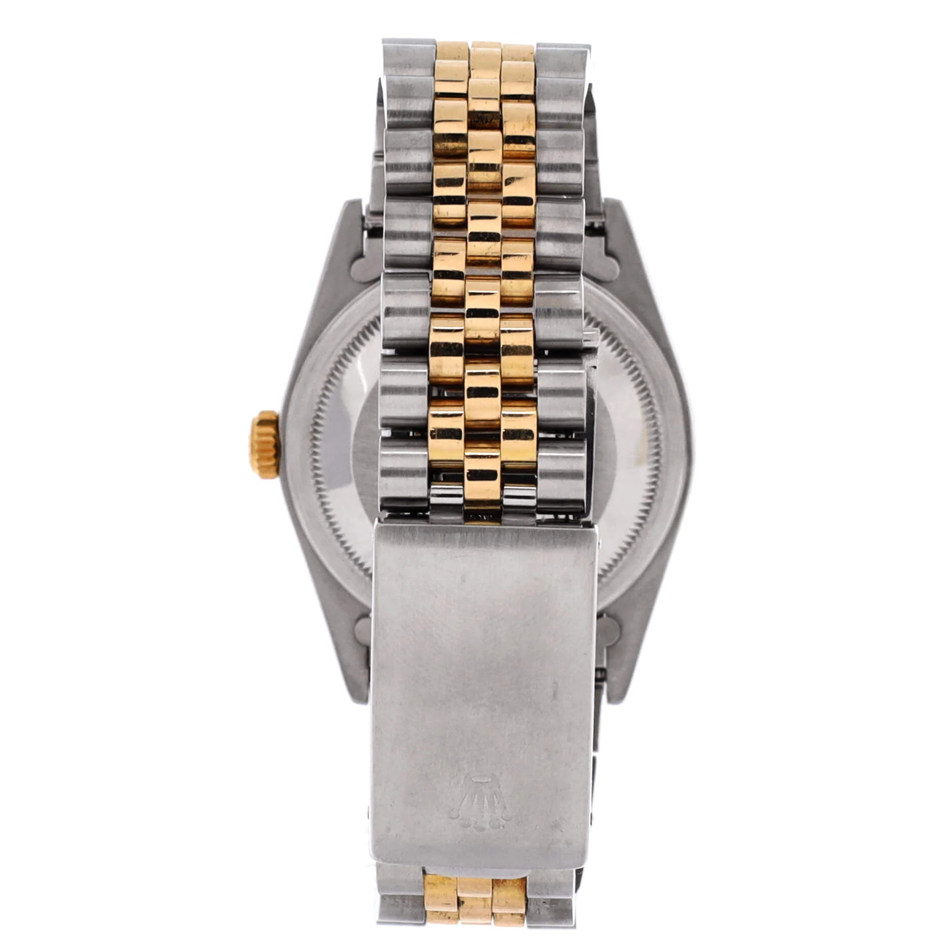 Oyster Perpetual Datejust Automatic Watch Stainless Steel and Yellow Gold with Diamond Markers 36 - Image 4