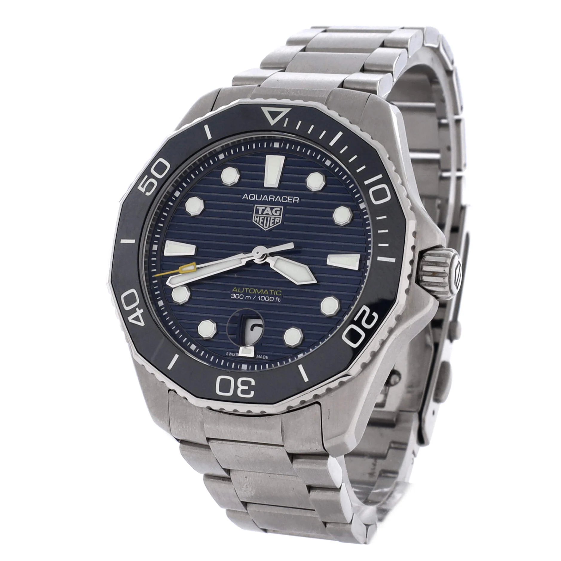 Aquaracer Professional 300M Calibre 5 Automatic Watch Stainless Steel and Ceramic 43 - Image 2
