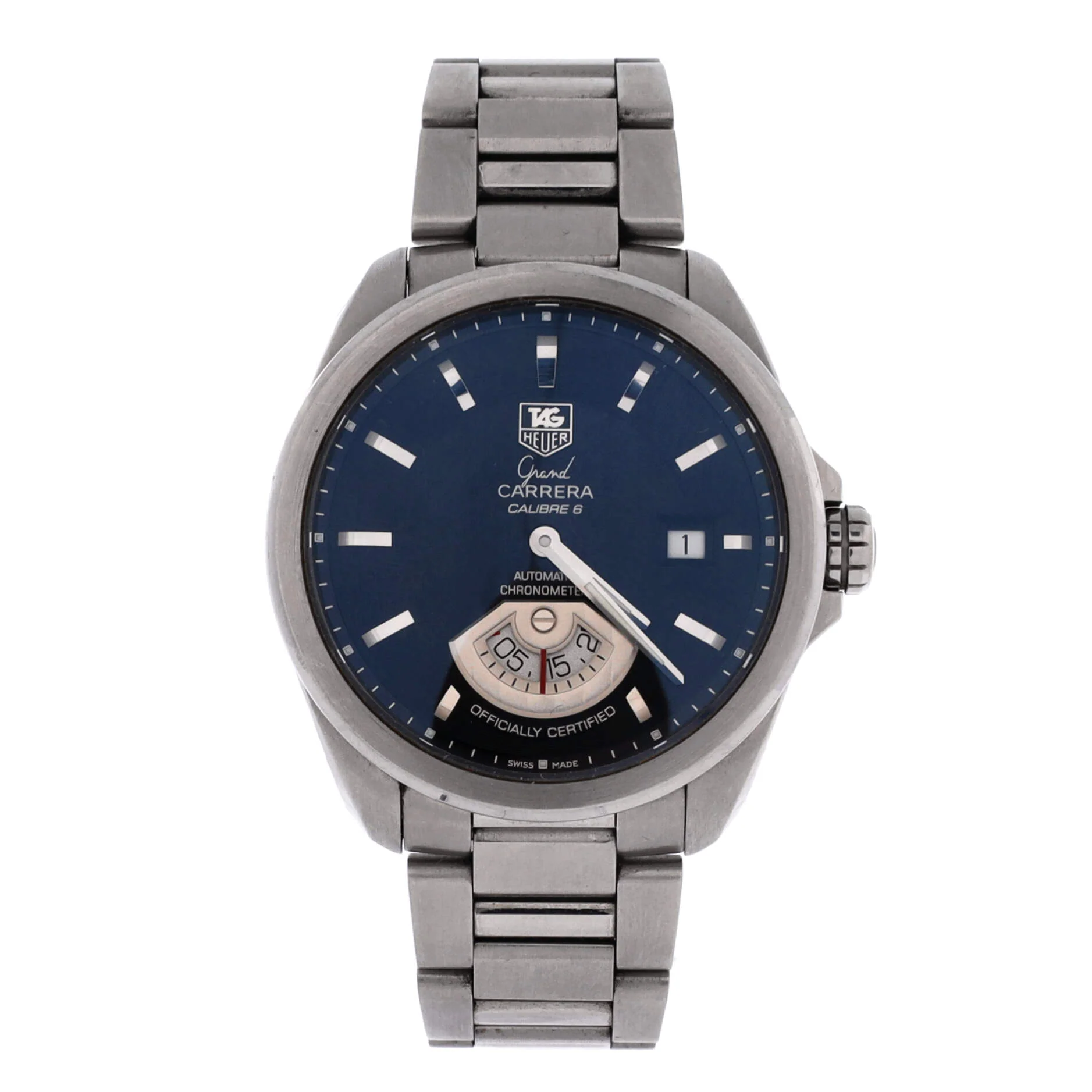 Grand Carrera Calibre 6 Chronometer Automatic Watch Stainless Steel 40